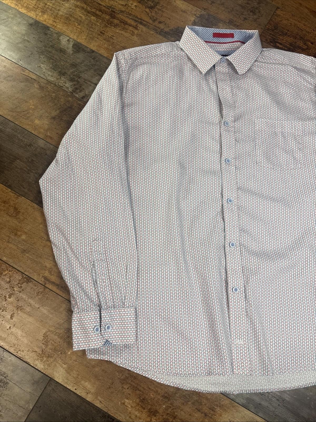 Johnston & Murphy Johnston And Murphy Men’s Long Sleeve XL Button-Down Shirt Size US XL / EU 56 / 4 - 2 Thumbnail