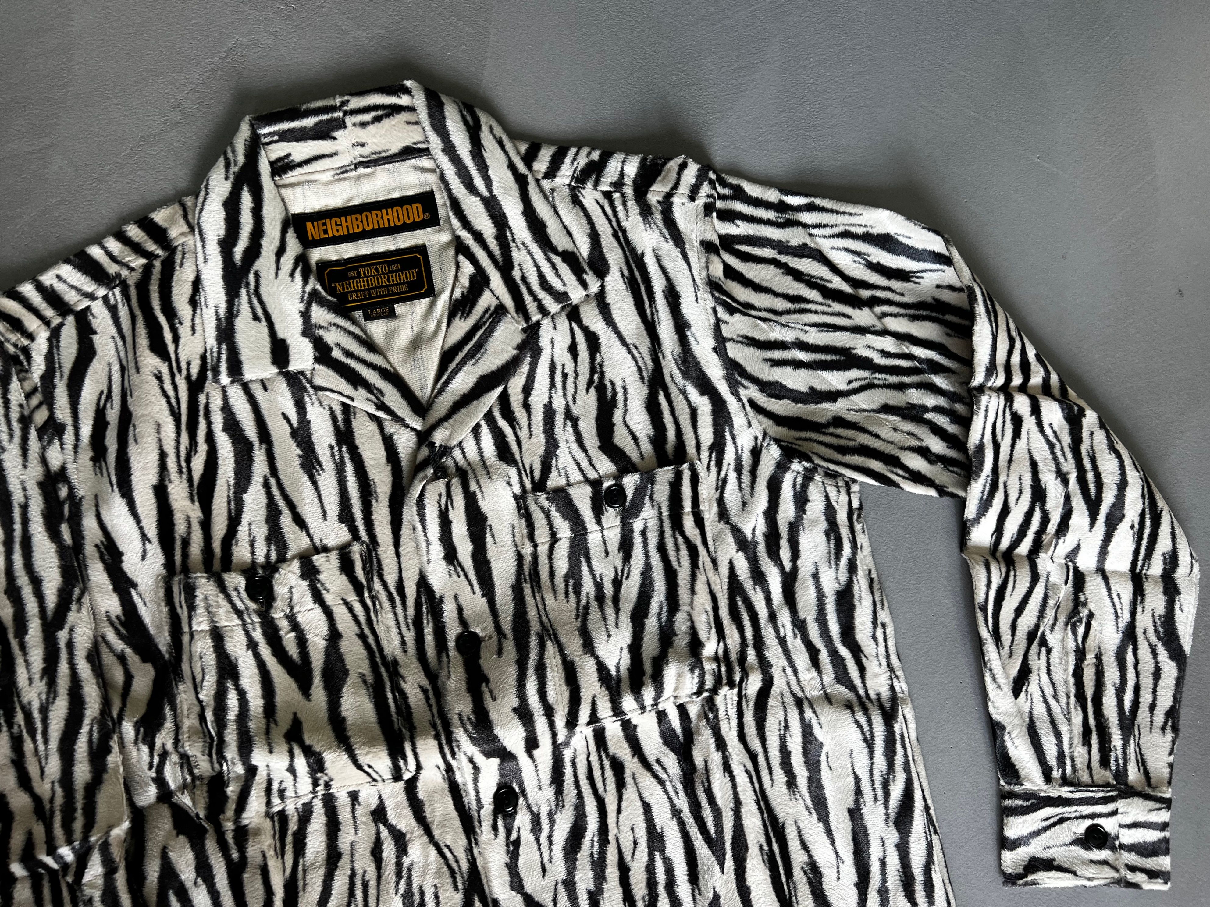 Neighborhood Neighborhood Zebra Fur Shirt, Size L Size US L / EU 52-54 / 3 - 2 Thumbnail