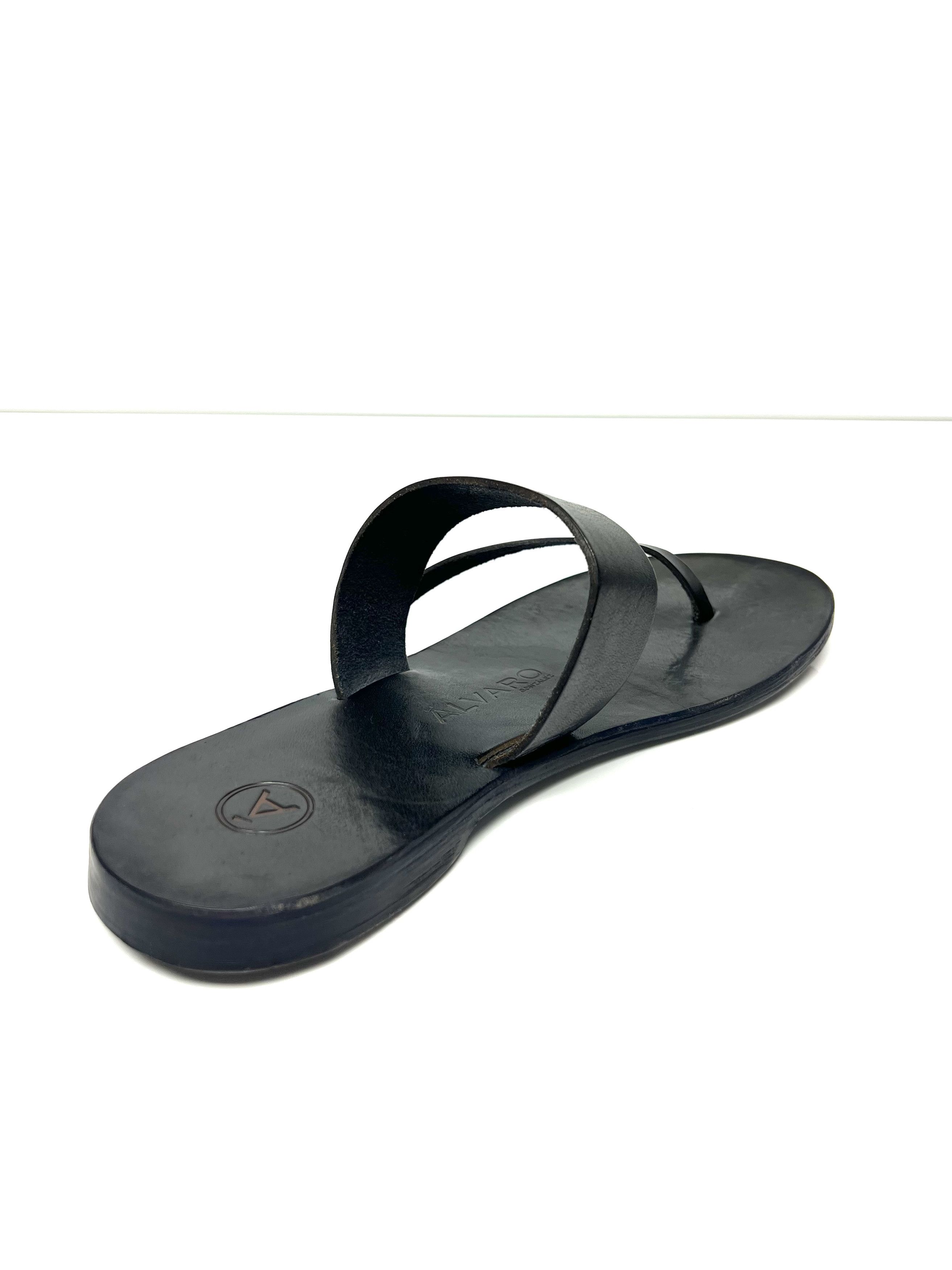 Other ALVARO GONZALEZ BLEU LEATHER HAND MADE SLIDE / SANDAL Size US 11 / EU 44 - 9 Thumbnail