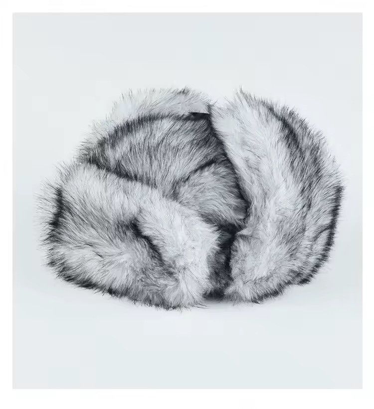 Other Streetwear Fur Fluffy Warm Trapper Russian Hat Size ONE SIZE - 2 Thumbnail