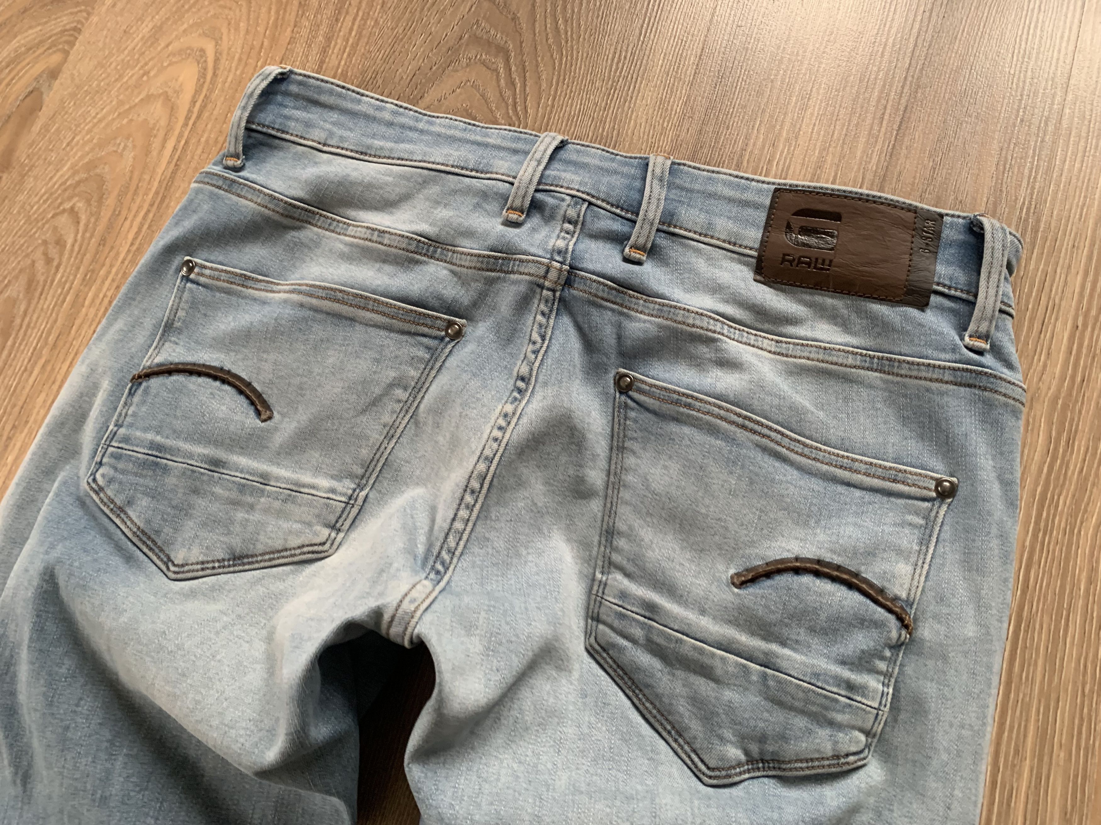 G-Star G-Star Raw Revend Light Washed Skinny Jeans Size US 34 / EU 50 - 6 Thumbnail