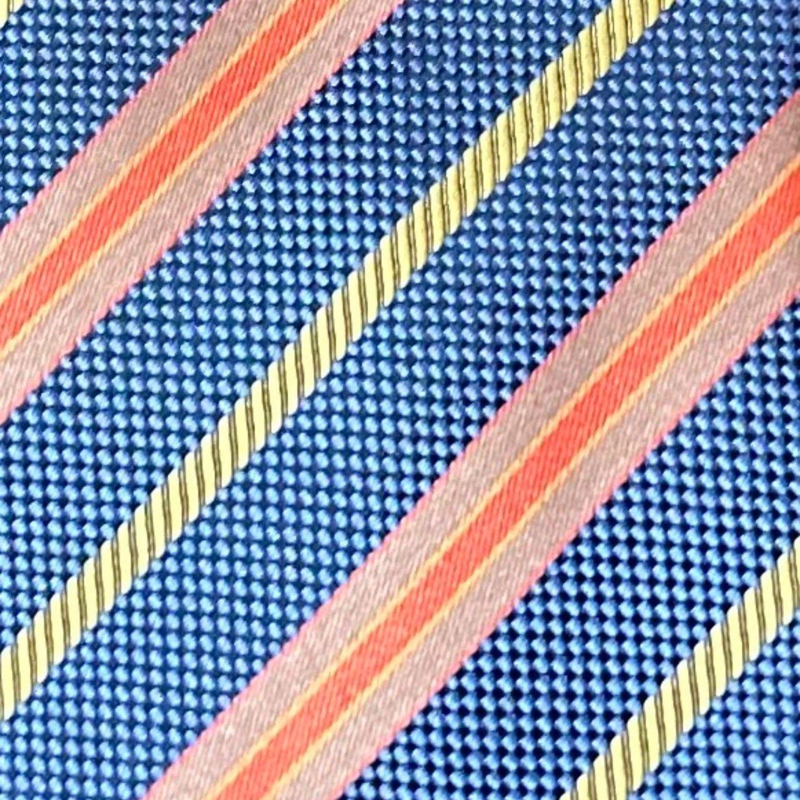 Other Bocara striped tie blue coral Size ONE SIZE - 3 Thumbnail