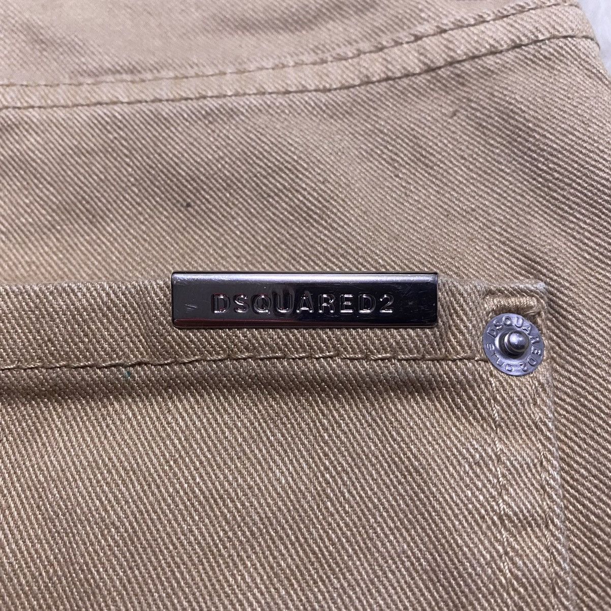 Dsquared2 Dsquared2 Sand Straight Fit Metal Tab Cotton Jeans Denim Size US 38 / EU 54 - 21 Thumbnail