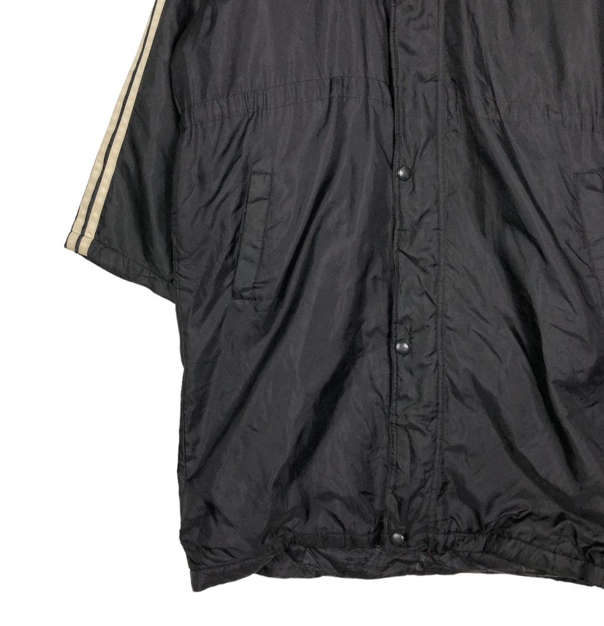 Adidas 🔥VINTAGE ADIDAS LONG JACKET BIG LOGO SHEARLING LINING Size US L / EU 52-54 / 3 - 9 Thumbnail