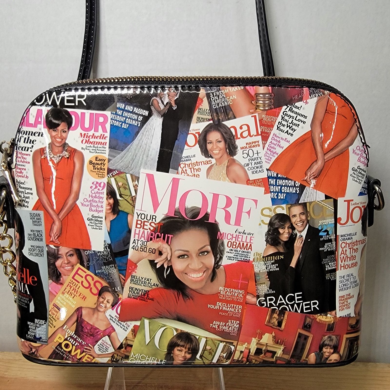 Other Michelle Obama Magazine Covers Shoulder Purse Size ONE SIZE - 3 Thumbnail