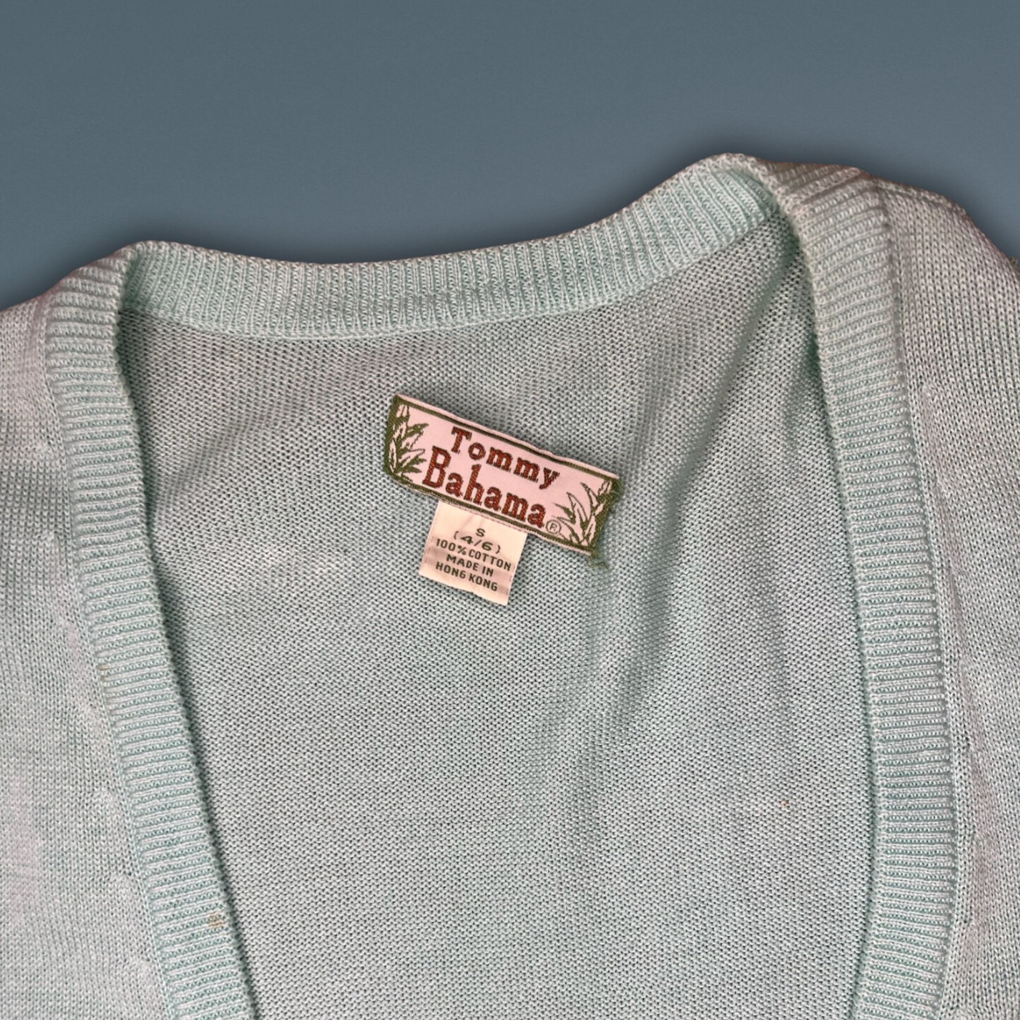 Tommy Bahama Tommy Bahama Womens Light Blue Button-Front Cardigan Sweater Size S / US 4 / IT 40 - 5 Thumbnail