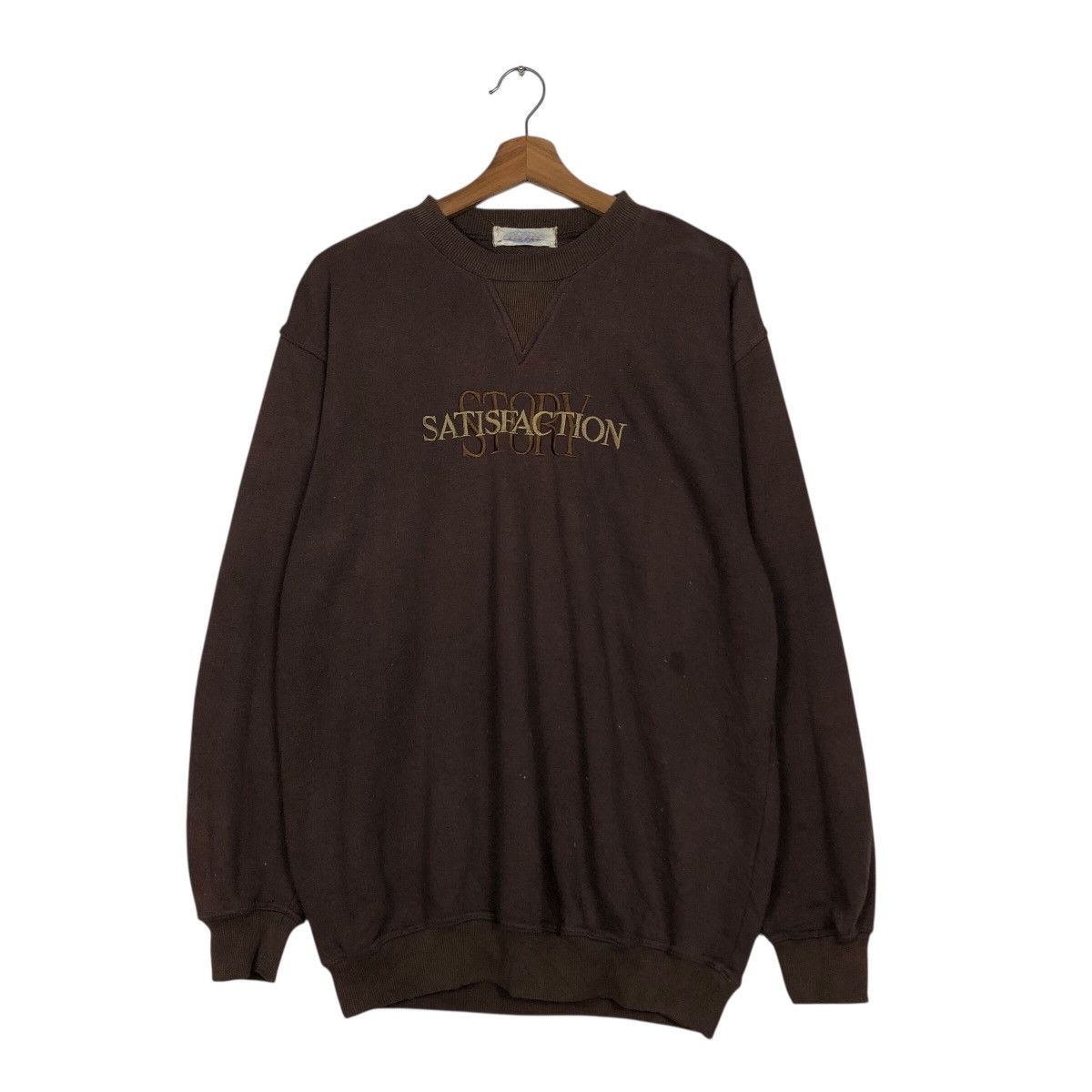 Japanese Brand 📌Vintage Sweatshirt Satisfaction Story Issey Miyake Size US L / EU 52-54 / 3 - 2 Thumbnail
