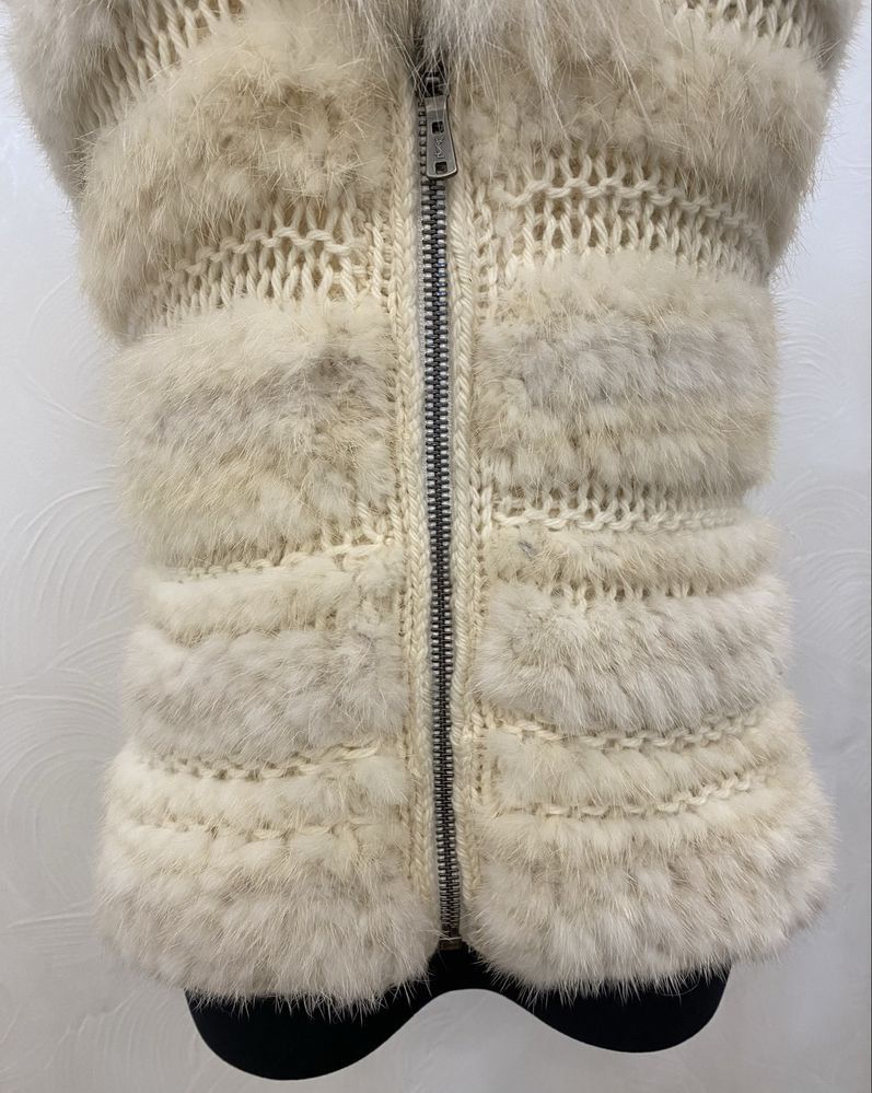 Yves Saint Laurent Yves Saint Laurent Wool Fur Vest Size S / US 4 / IT 40 - 3 Thumbnail