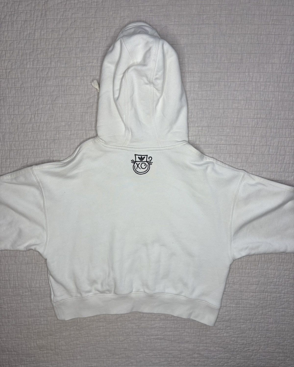 Adidas Adidas x Andre Saraiva ‘The World Needs Love’ Cropped Hoodie Size S / US 4 / IT 40 - 4 Thumbnail