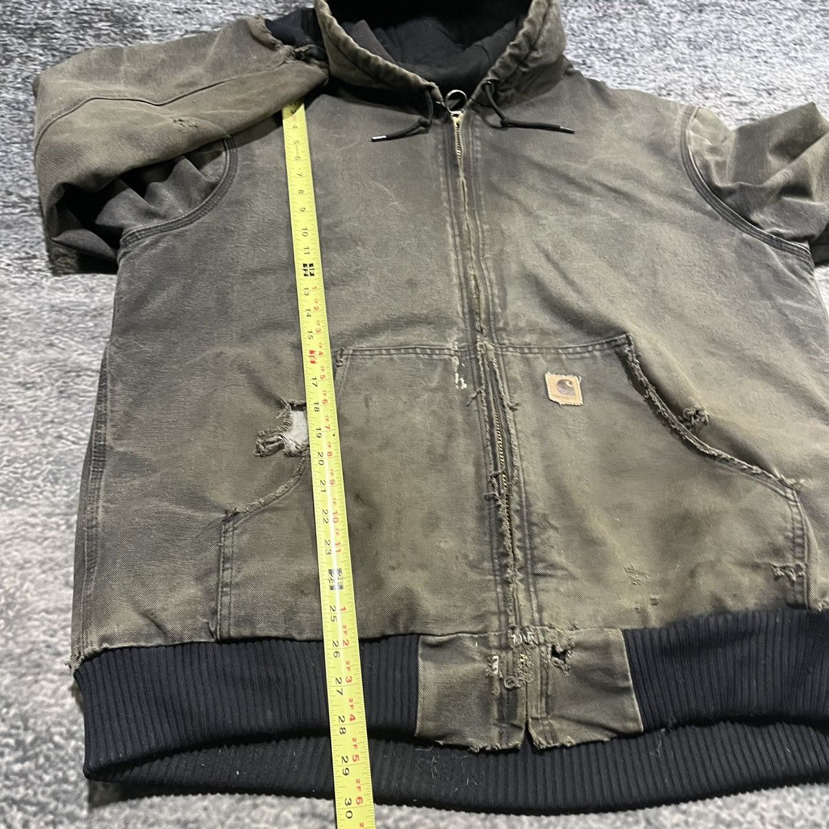 Carhartt VINTAGE DISTRESSED FADED CARHARTT ERD GRUNGE HOODED JACKET Size US L / EU 52-54 / 3 - 17 Thumbnail