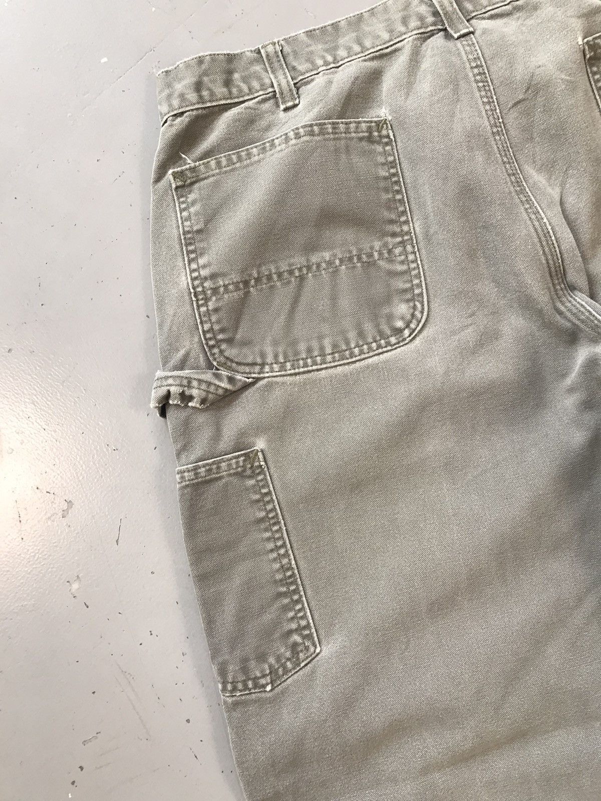 Carhartt × Vintage Vintage moss green Carhartt B11 mos denim Size US 38 / EU 54 - 14 Thumbnail