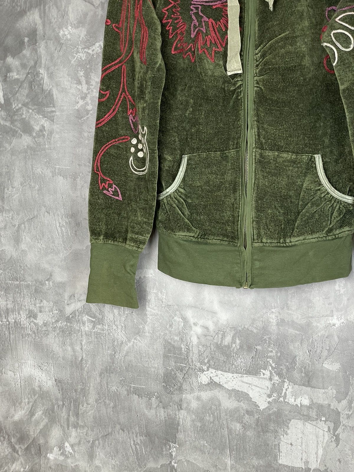 Japanese Brand × Vintage Y2K Vintage Faded Hoodie 00s Diesel Sweater Japanese Style Size S / US 4 / IT 40 - 5 Thumbnail