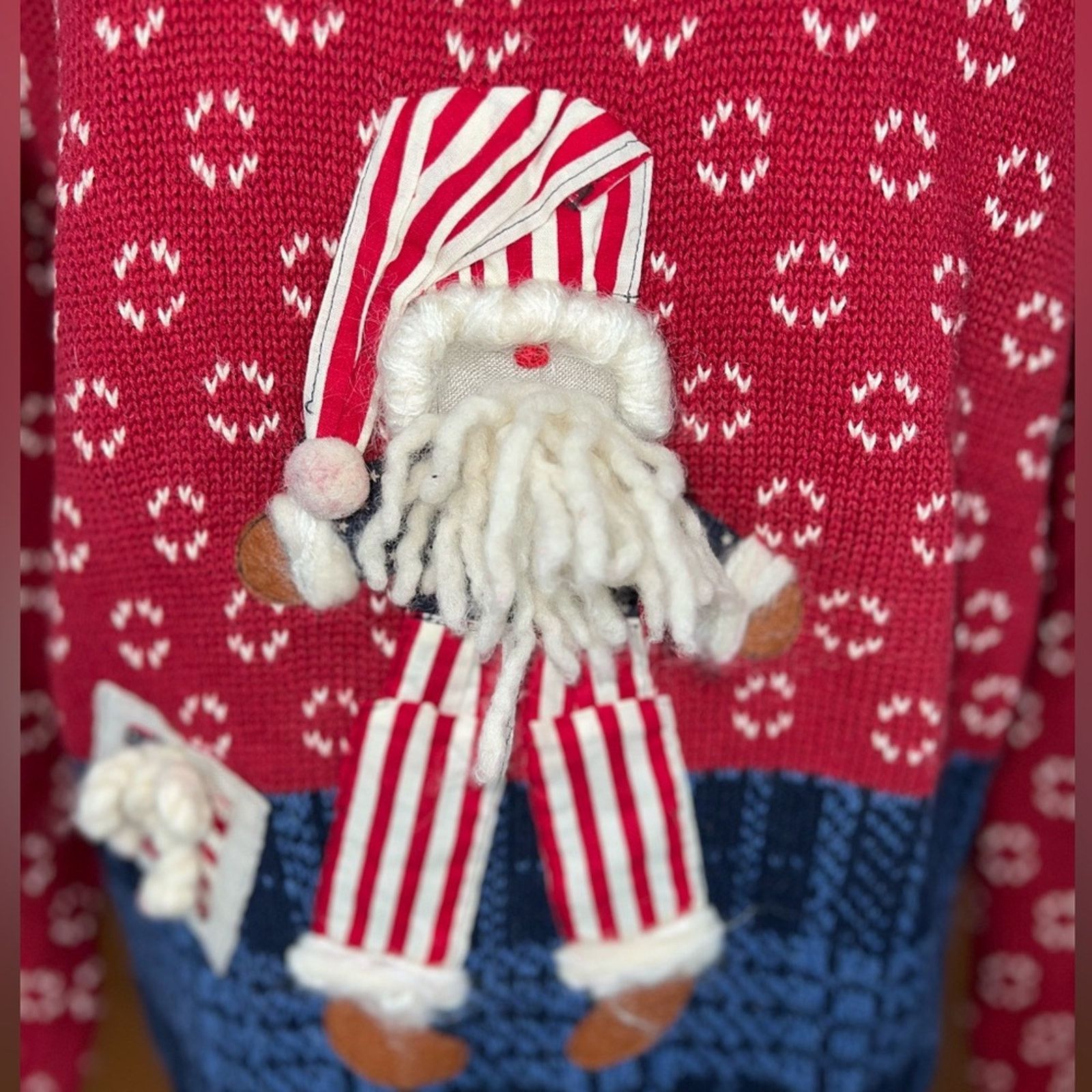 Other Adorable Vintage 90s Susan Bristol Ramie Cotton Sweater! Size M / US 6-8 / IT 42-44 - 3 Thumbnail