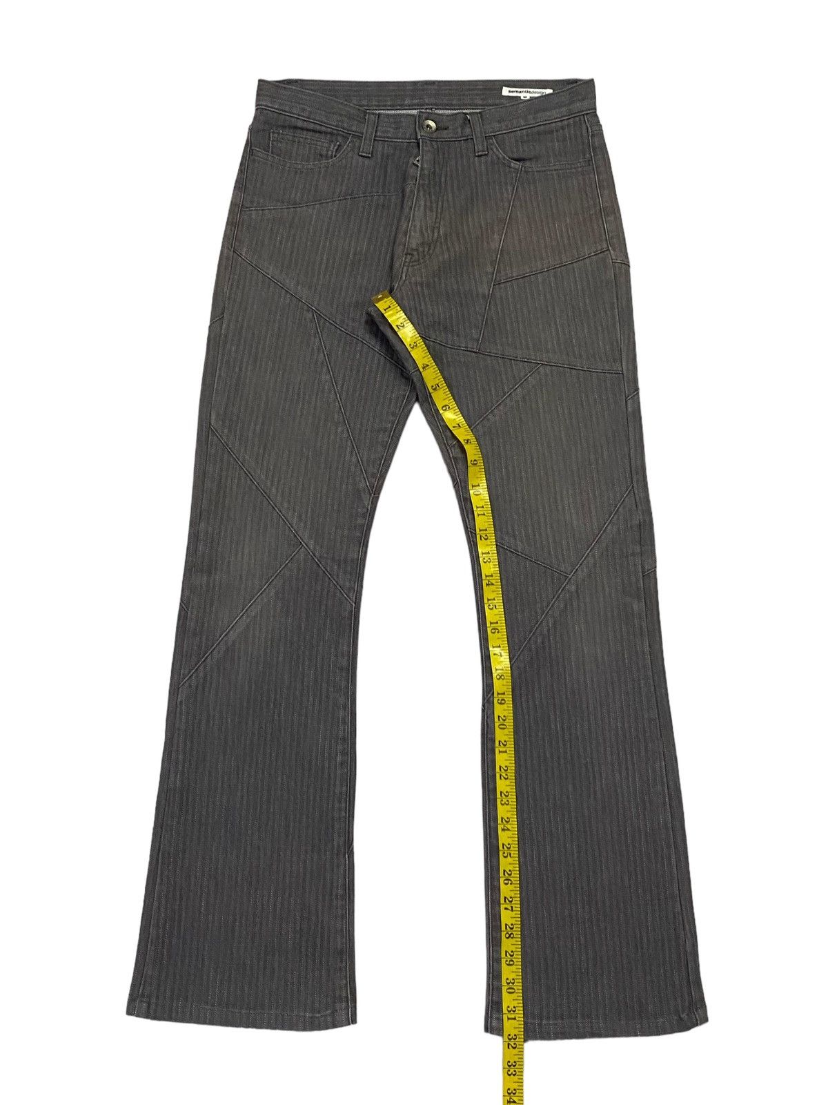 Japanese Brand × semanticdesign Semantic Design Flare Stretches Denim Pants Size US 30 / EU 46 - 7 Thumbnail
