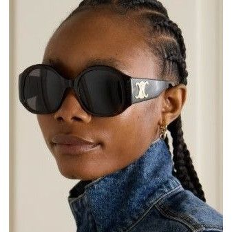 Celine NEW CL40305U 01A OVERSIZED BLACK WOMEN SUNGLASSES CELINE CL4 Size ONE SIZE - 6 Thumbnail
