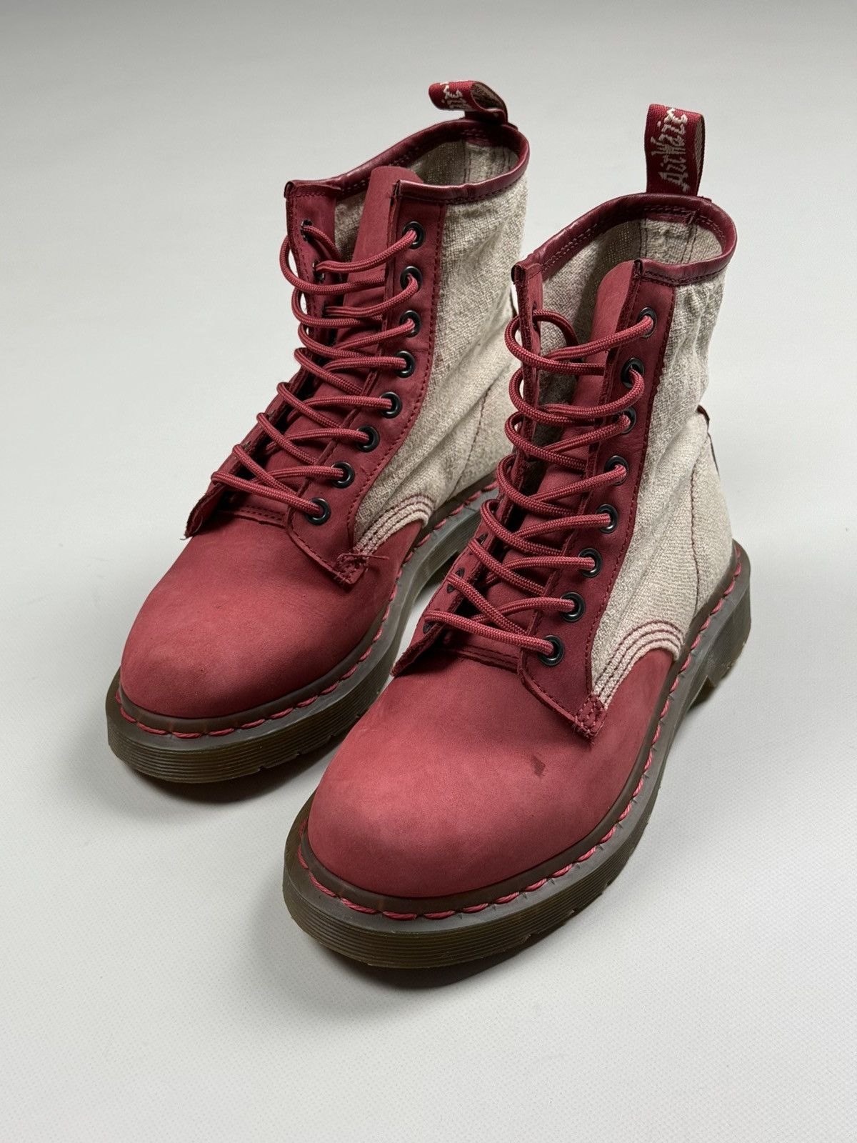 Dr. Martens Dr. Martens 1460 Ladies Leather Combat Boots Shoes Size US 6 / IT 36 - 12 Thumbnail