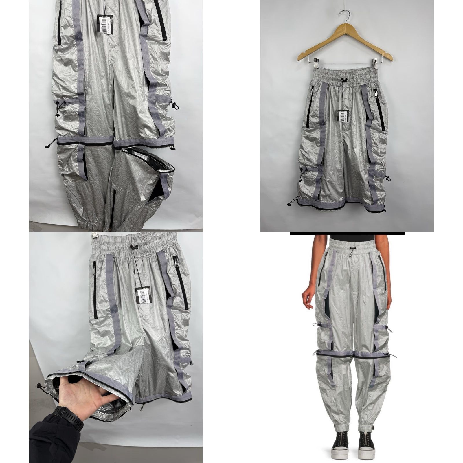 MCM MCM 2/1 Convertible Cargo Pants Shorts Zip Off Unisex Size 38 Pants Silver 2in1 Convertible Unisex Adults Mens Womens Size US 38 / EU 54 - 11 Thumbnail