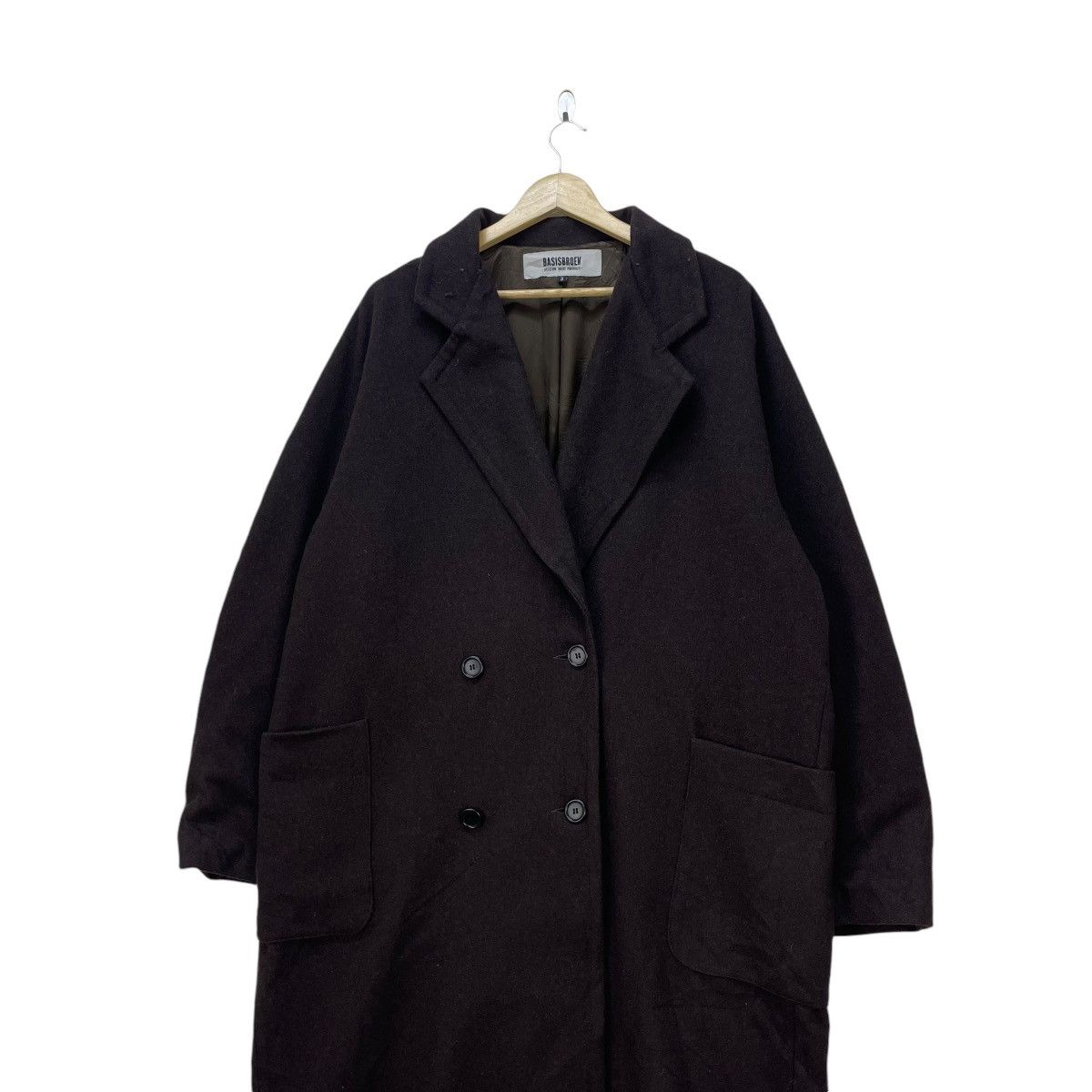Autumn Cashmere Avant Garde Basisbroek Double Collar Long Coat Jacket Size US M / EU 48-50 / 2 - 4 Thumbnail