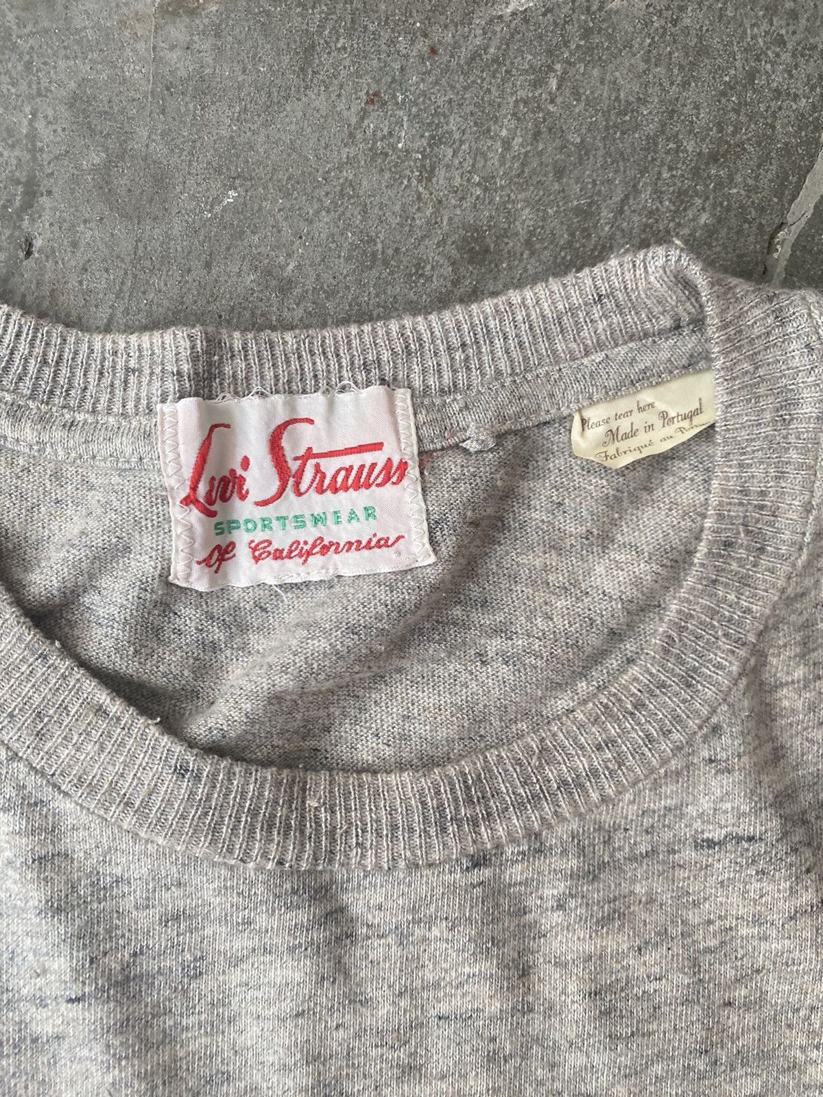 Levi's Vintage Clothing Levis Vintage Clothing Heather Grey Tee Kapital RRL Visvim Size US S / EU 44-46 / 1 - 3 Thumbnail