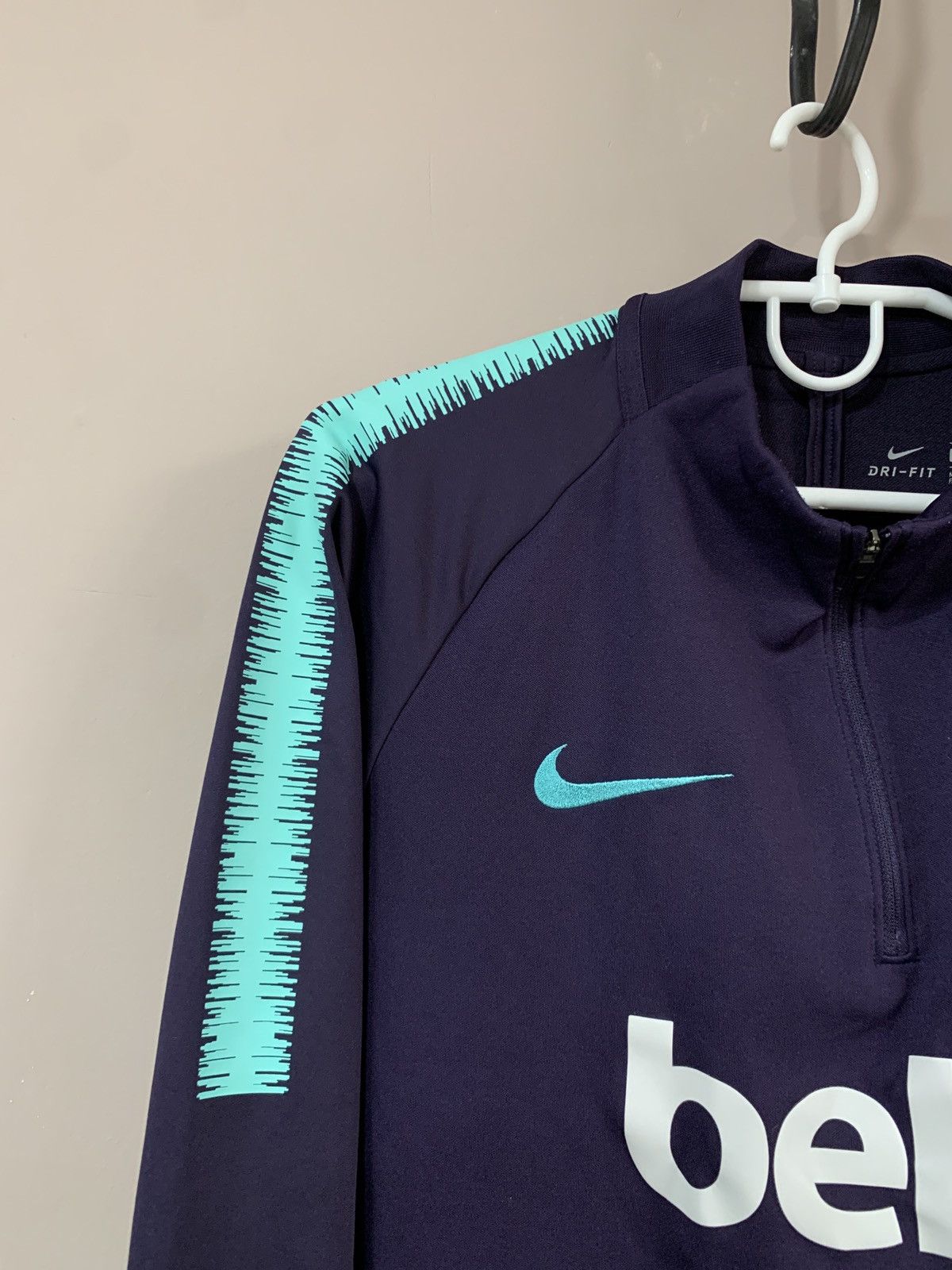 Nike Barcelona 1/3 Zip Training Football Sweatshirt Nike Soccer Size US M / EU 48-50 / 2 - 4 Thumbnail