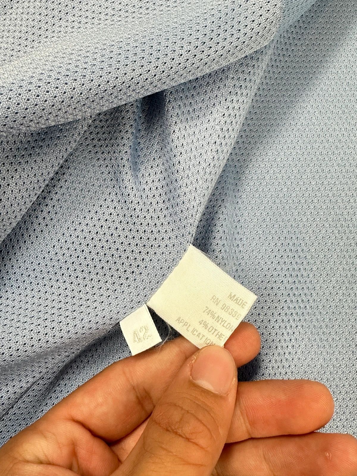 Prada Prada Milano SS2000 Baby Blue Stripes Shirt Jacket Size M / US 6-8 / IT 42-44 - 10 Thumbnail