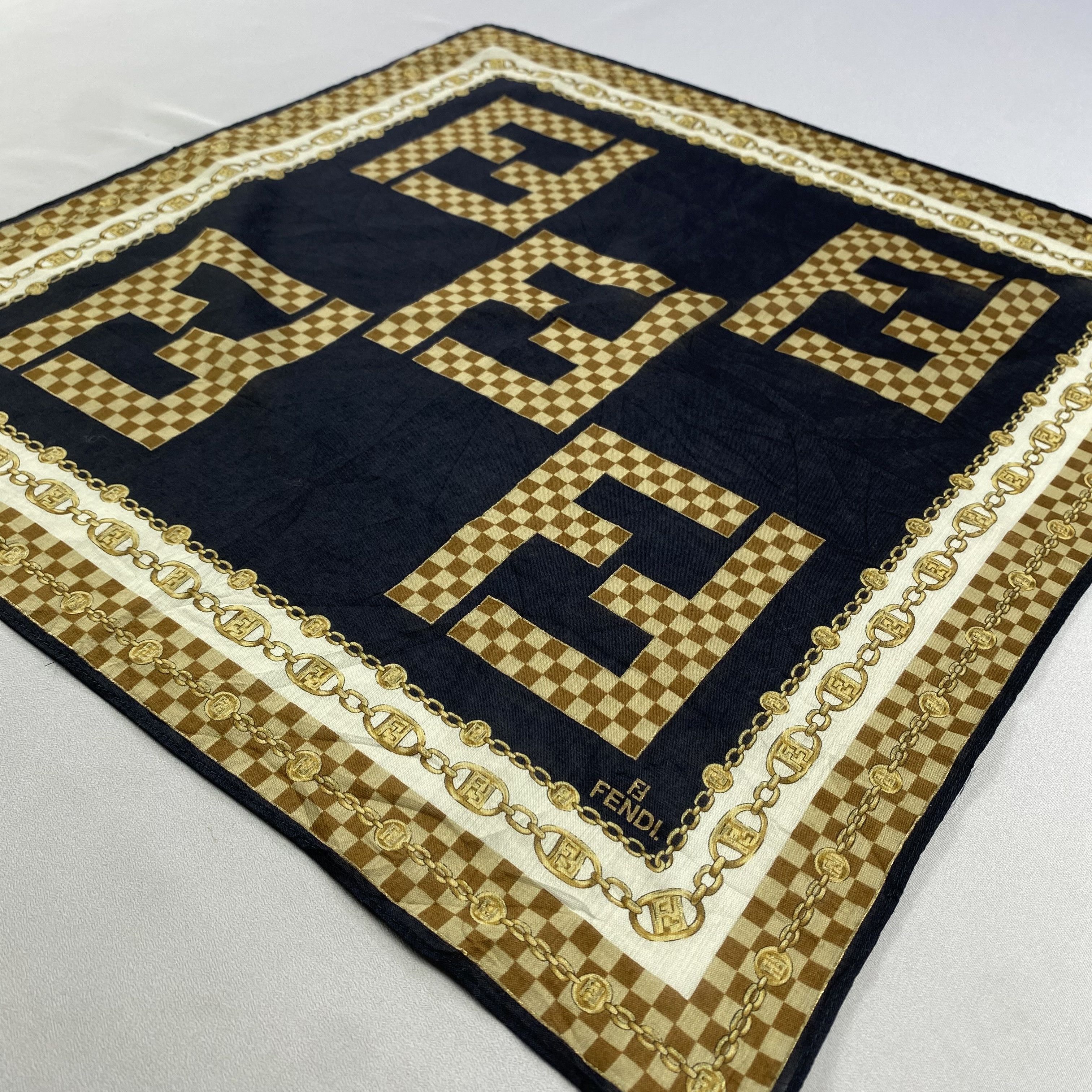 Vintage Fendi Bandana/ Handkerchief / Neckerchief Size ONE SIZE - 4 Thumbnail
