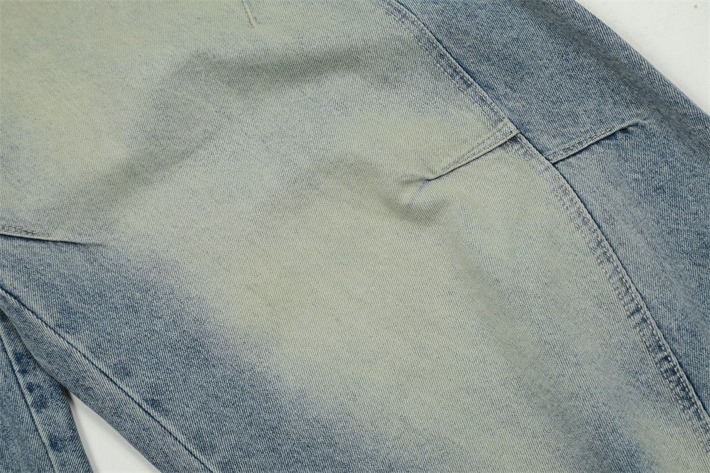 Vintage Men's American street loose wide-leg washed scimitar jeans Size US 32 / EU 48 - 4 Thumbnail