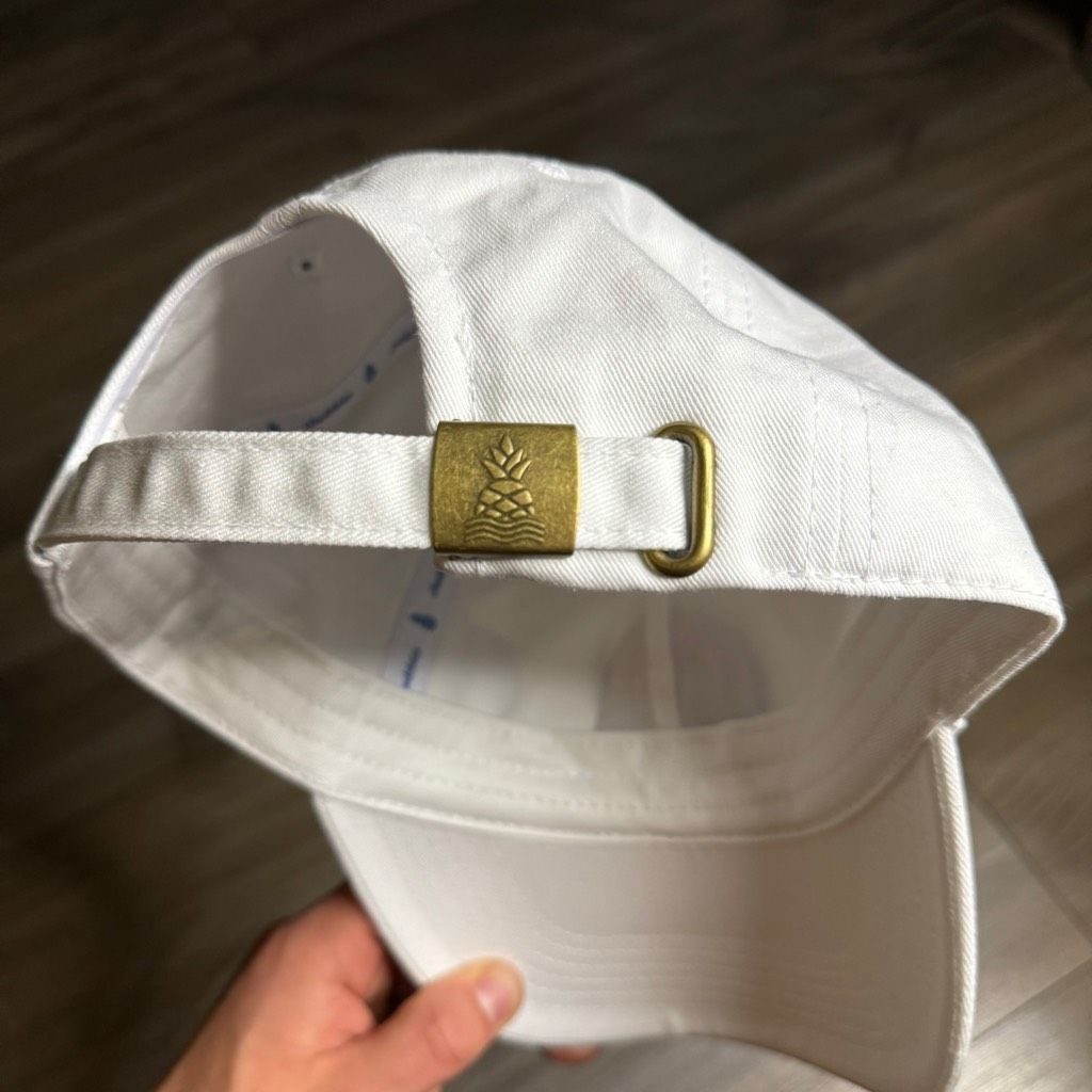 Chubbies Chubbies White Logo Casual Strapback Hat Cap Size ONE SIZE - 7 Thumbnail