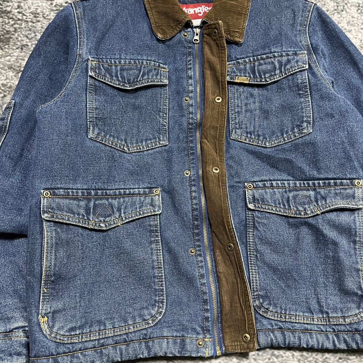 Wrangler VINTAGE WRANGLER SHERPA LINED DENIM TRUCKER JACKET SMALL Size US S / EU 44-46 / 1 - 5 Thumbnail