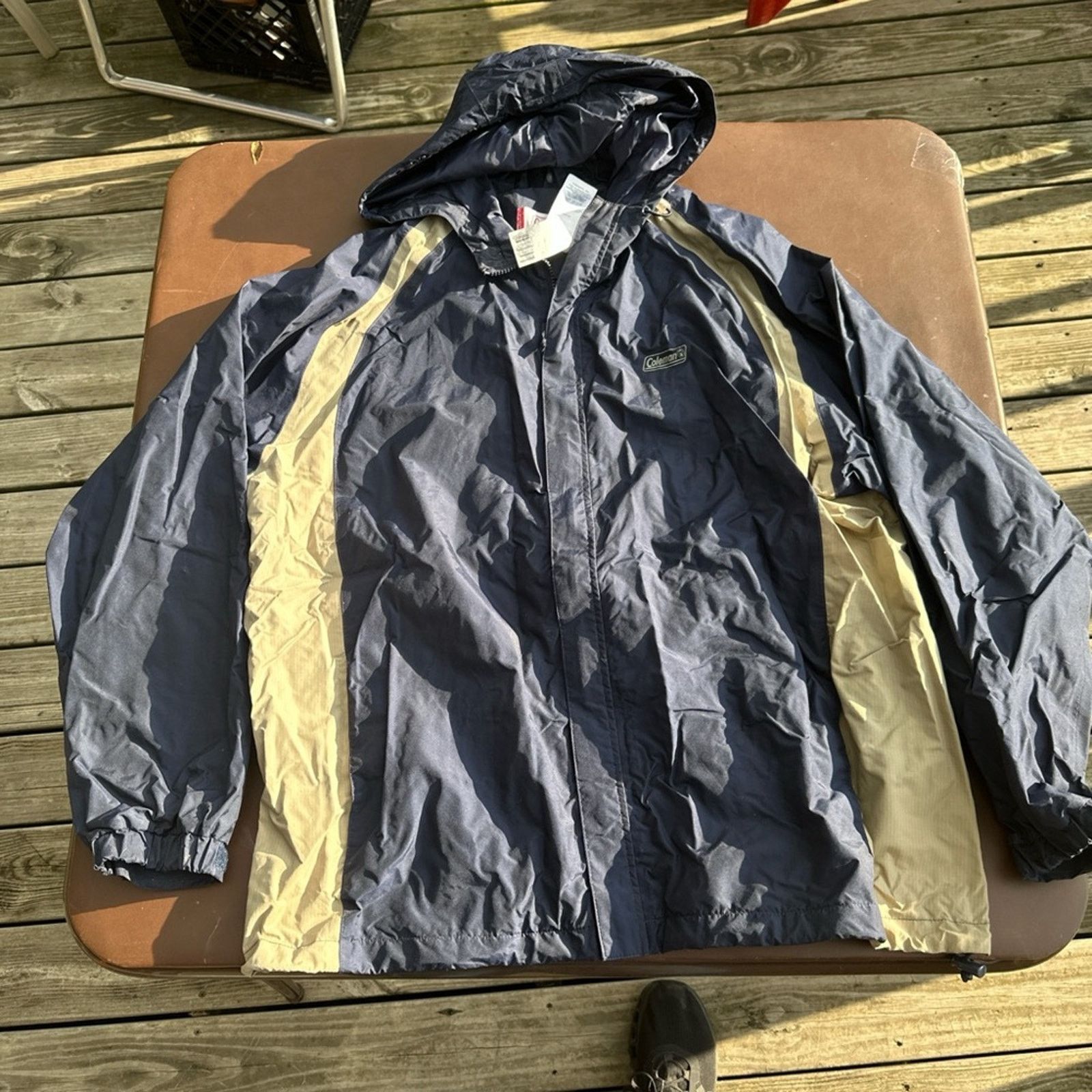 Coleman Coleman Navy‎ and Beige Windbreaker Size US XXL / EU 58 / 5 - 1 Thumbnail