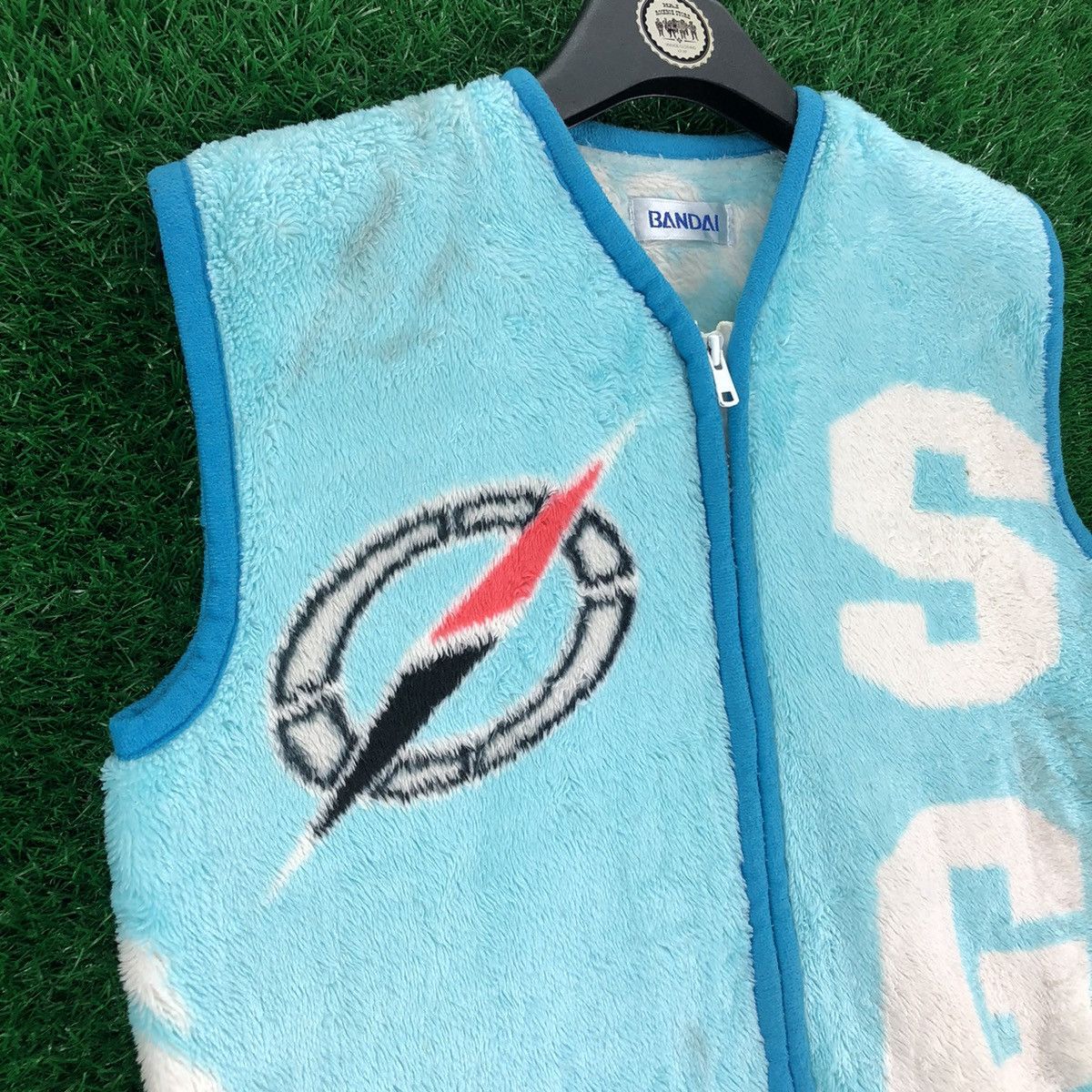Anime × Japanese Brand × Vintage Vintage Power Ranger Fleece Zipper Vest by Bandai Size US M / EU 48-50 / 2 - 5 Thumbnail