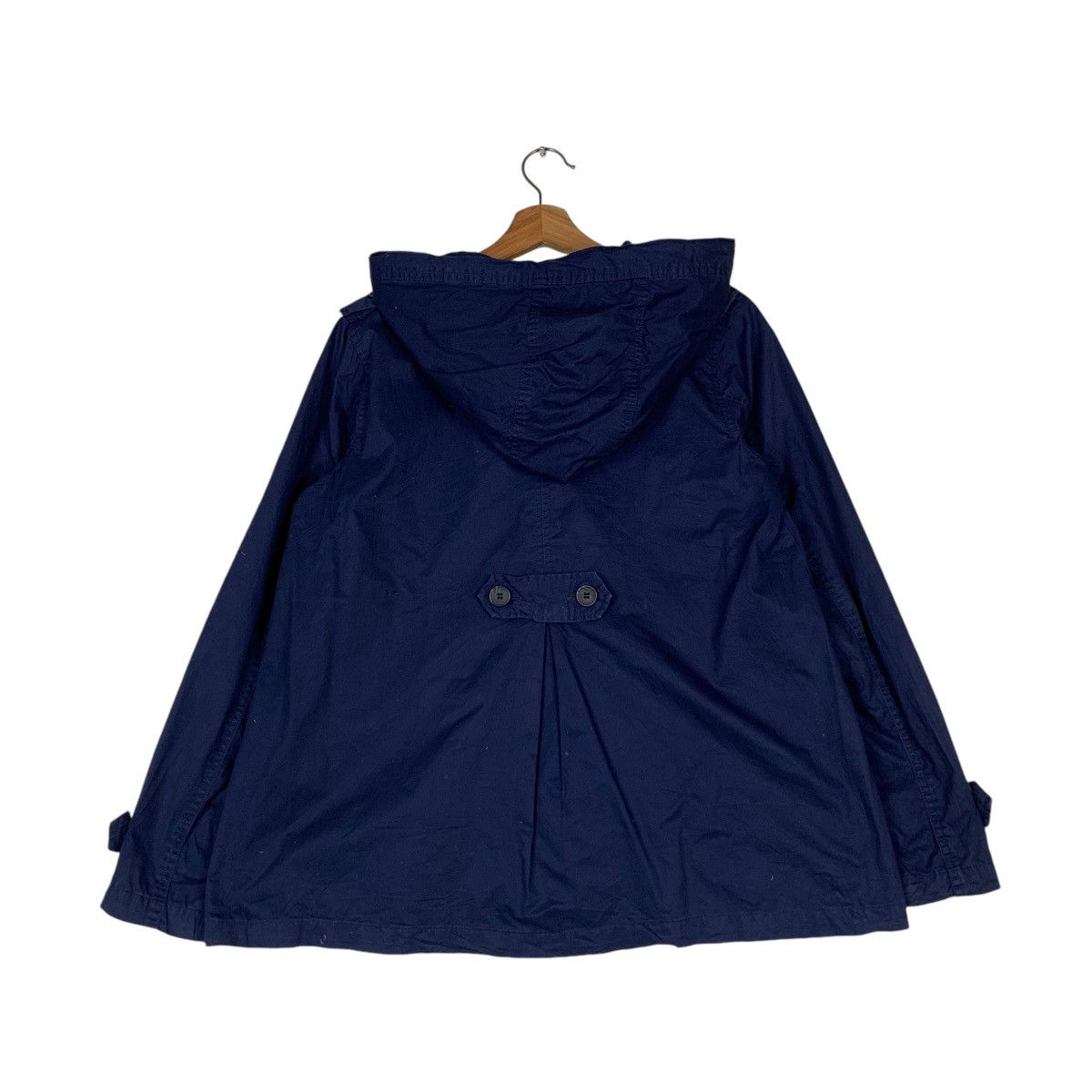 Japanese Brand ANTIQULOTHES Double Breasted Hooded Crop Coat #1324-C60 Size M / US 6-8 / IT 42-44 - 7 Thumbnail