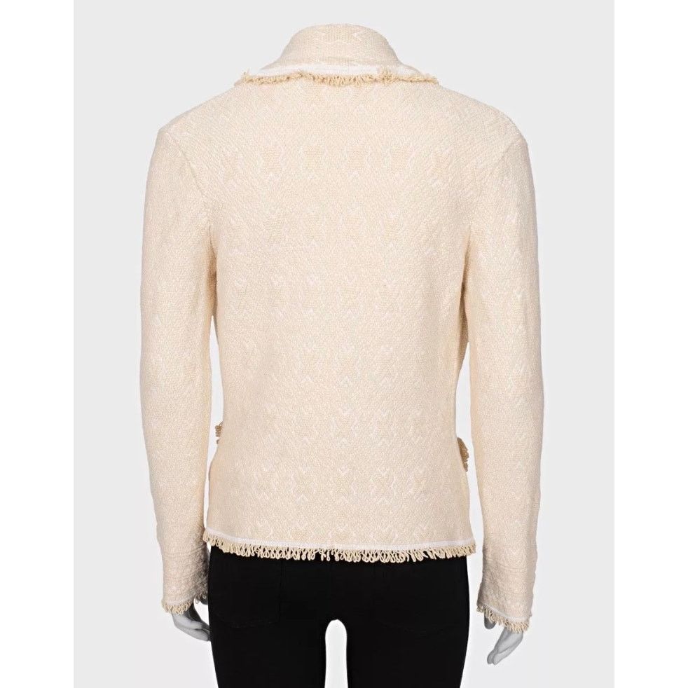 Dior Christian Dior Textured Cardigan Jacket - Size 42/XL Size M / US 6-8 / IT 42-44 - 3 Thumbnail