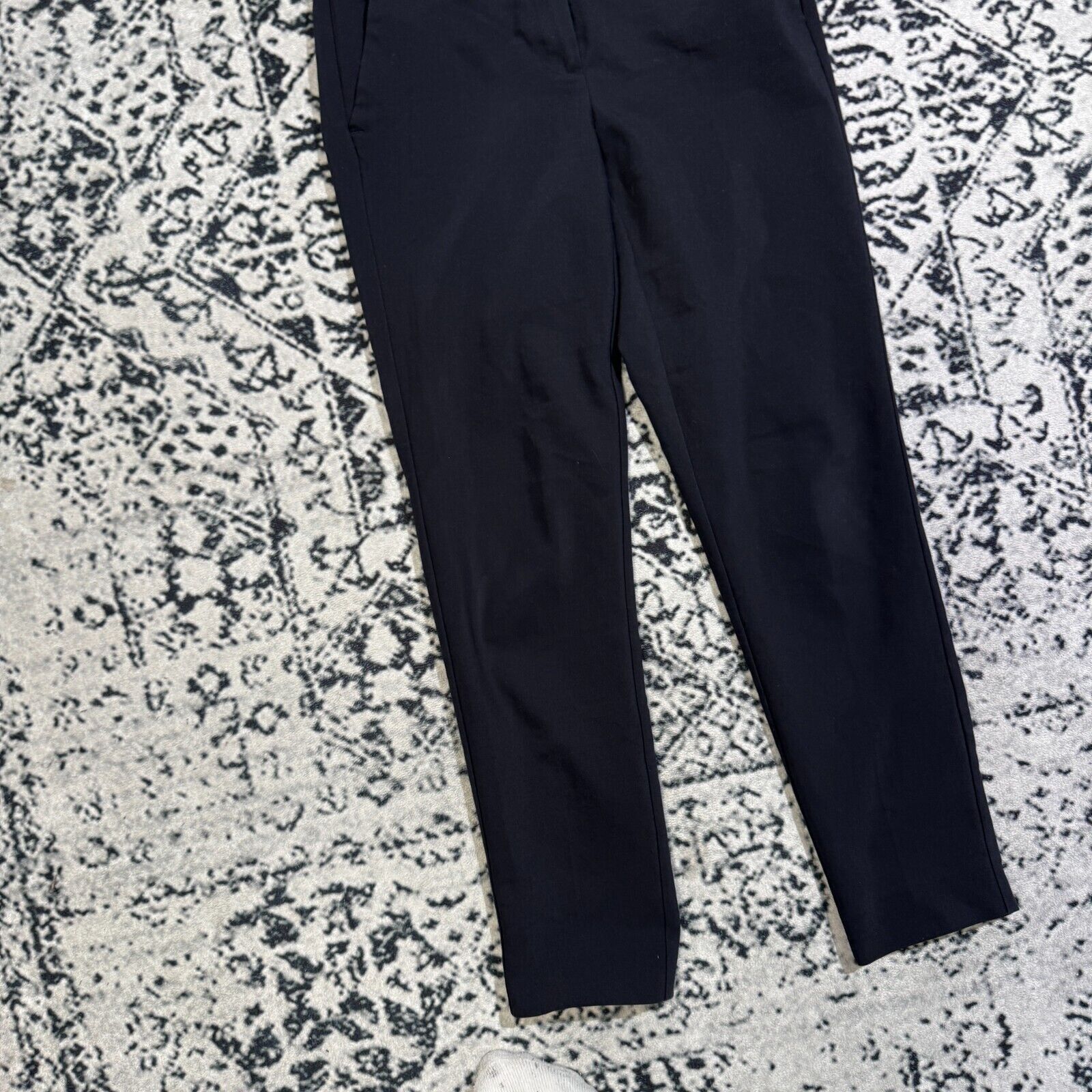Marella × Vintage Vintage Marella Black Cotton Chino Suit Pants Size 40IT Y2K Size 30" / US 8 / IT 44 - 4 Thumbnail
