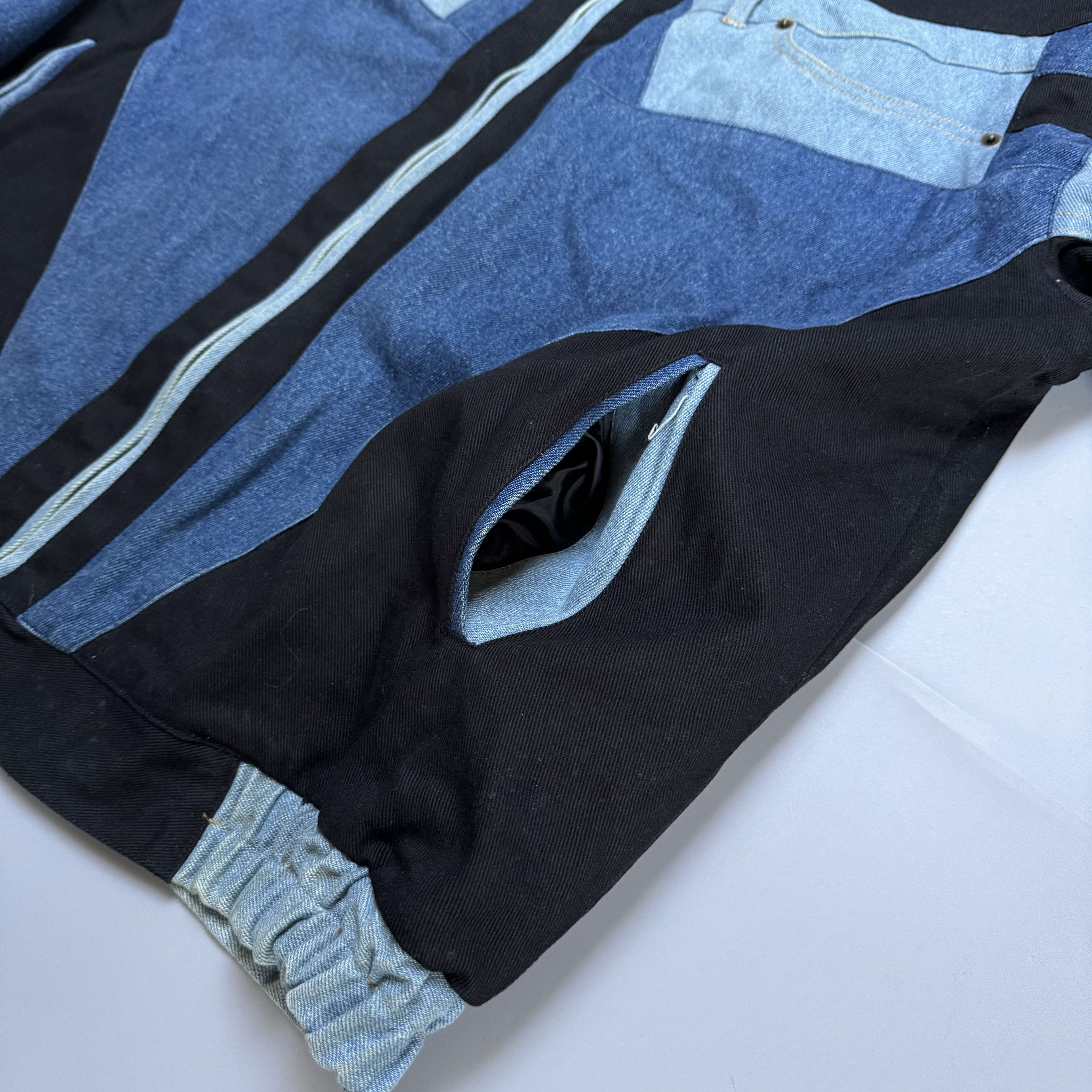 Handmade × Japanese Brand × Vintage VINTAGE 90S REWORKED DENIM JACKET WEST GERMANY RETRO STYLE Size US XL / EU 56 / 4 - 8 Thumbnail