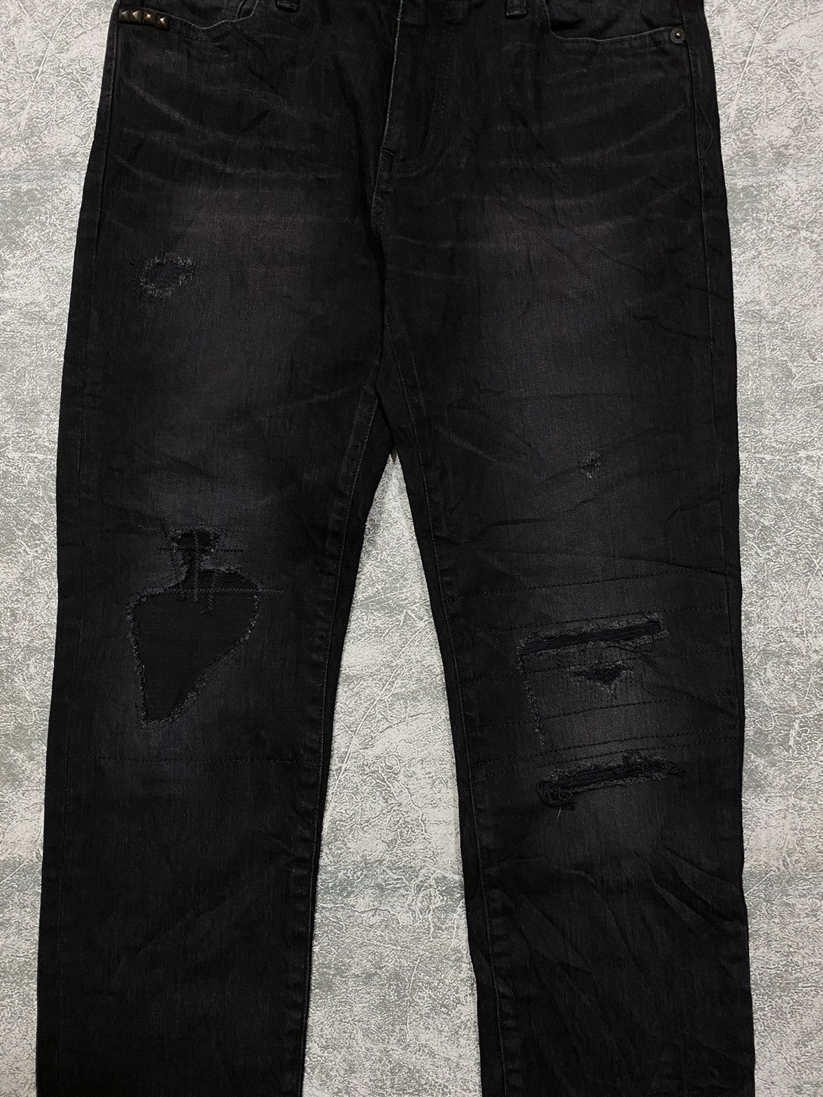 Hysteric Glamour Hysteric Glamour Skinny Ripped Jeans Size 26" / US 2 / IT 38 - 2 Thumbnail