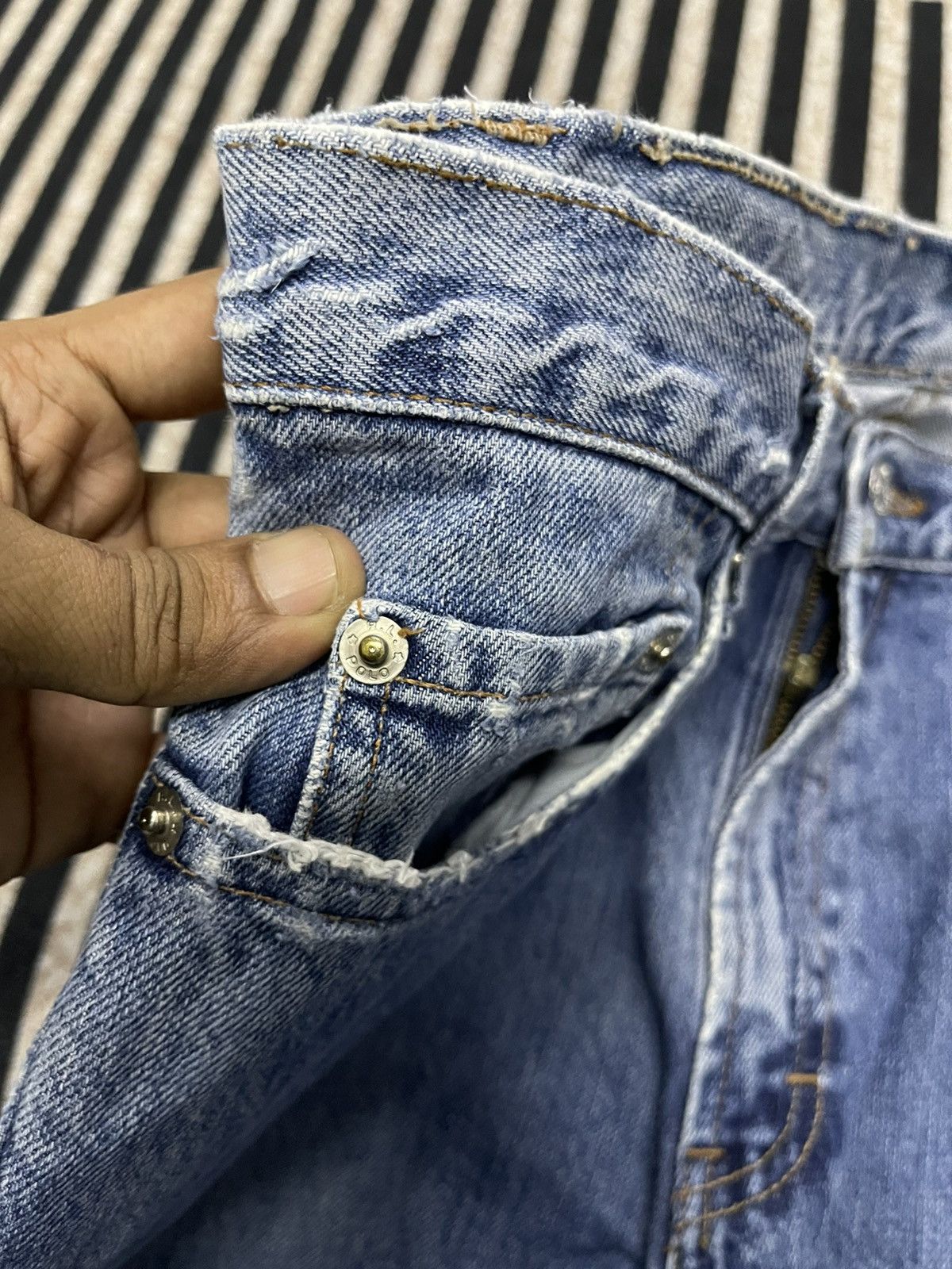 Polo Ralph Lauren 90s POLO RALPH LAUREN BAGGY JEANS MADE IN USA Size US 30 / EU 46 - 7 Thumbnail