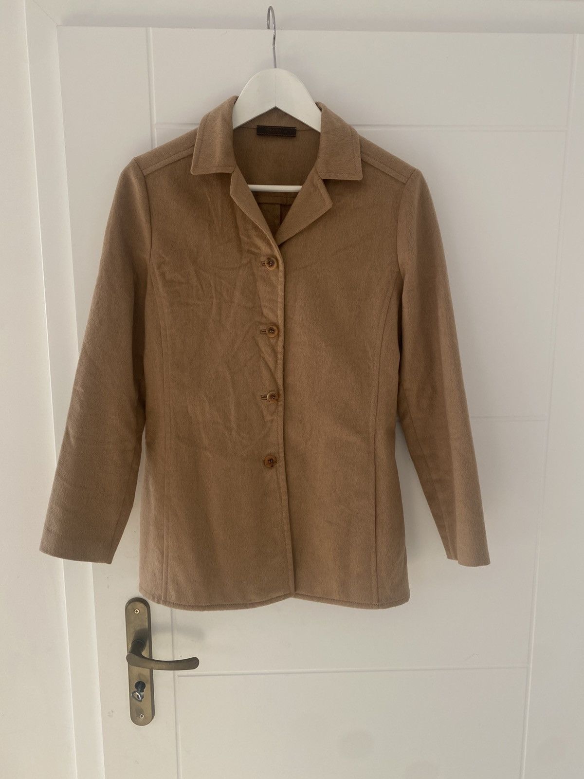 Prada Prada jacket blazer camel hair brown vintage made in Italy Size M / US 6-8 / IT 42-44 - 1 Thumbnail