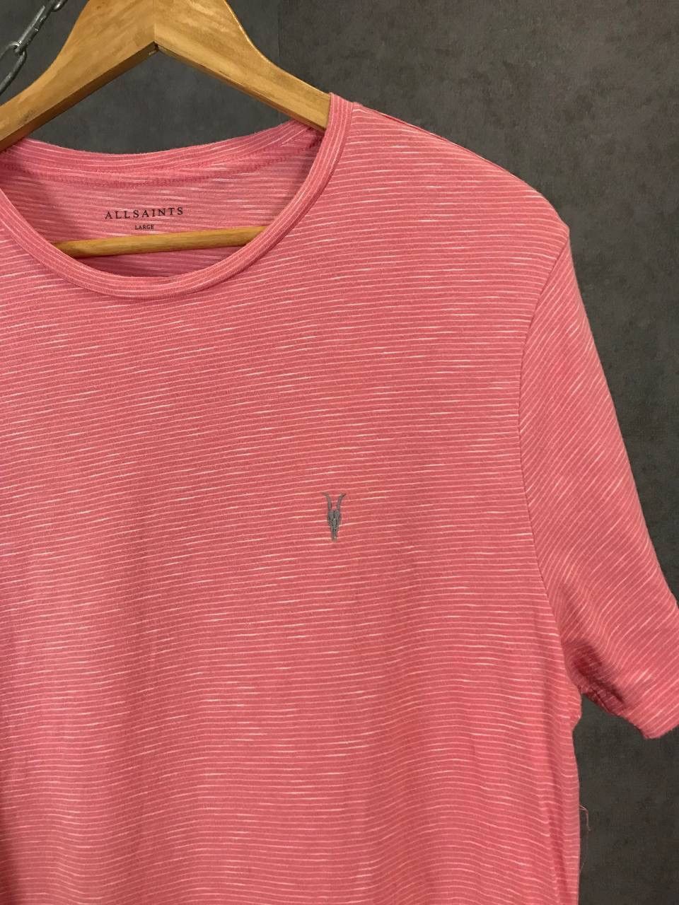 Allsaints Allsaints logo designer striped tee Size US L / EU 52-54 / 3 - 2 Thumbnail