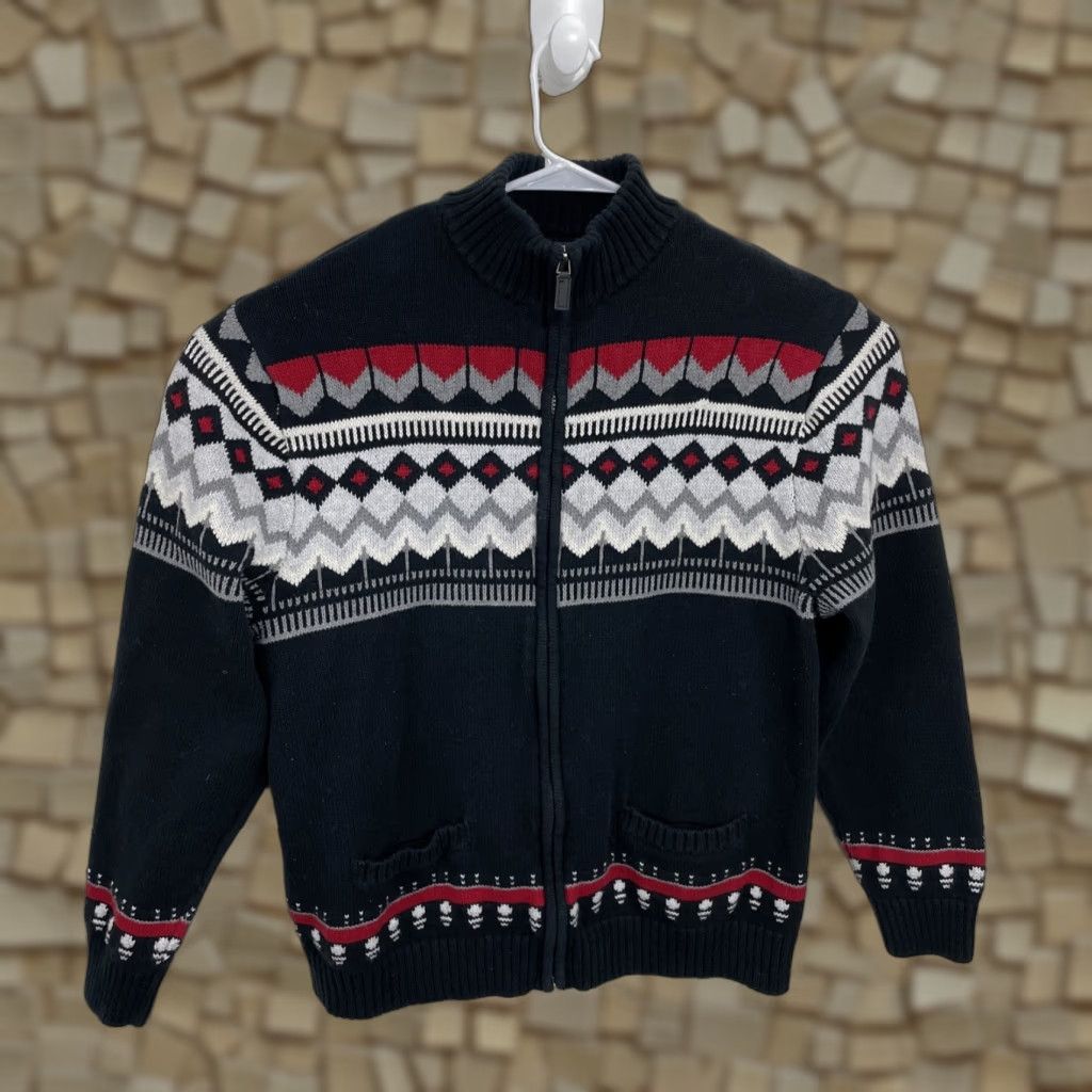 Chaps Chaps Long Sleeve Sweater Full Zip Patch Pocket Knit Cotton Jacket XXL 2XL Size US XXL / EU 58 / 5 - 1 Thumbnail