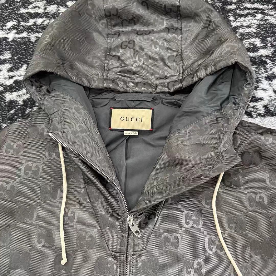 Gucci Gucci GG All Over Print Hooded Zip Jacket 48 IT Size US M / EU 48-50 / 2 - 3 Thumbnail