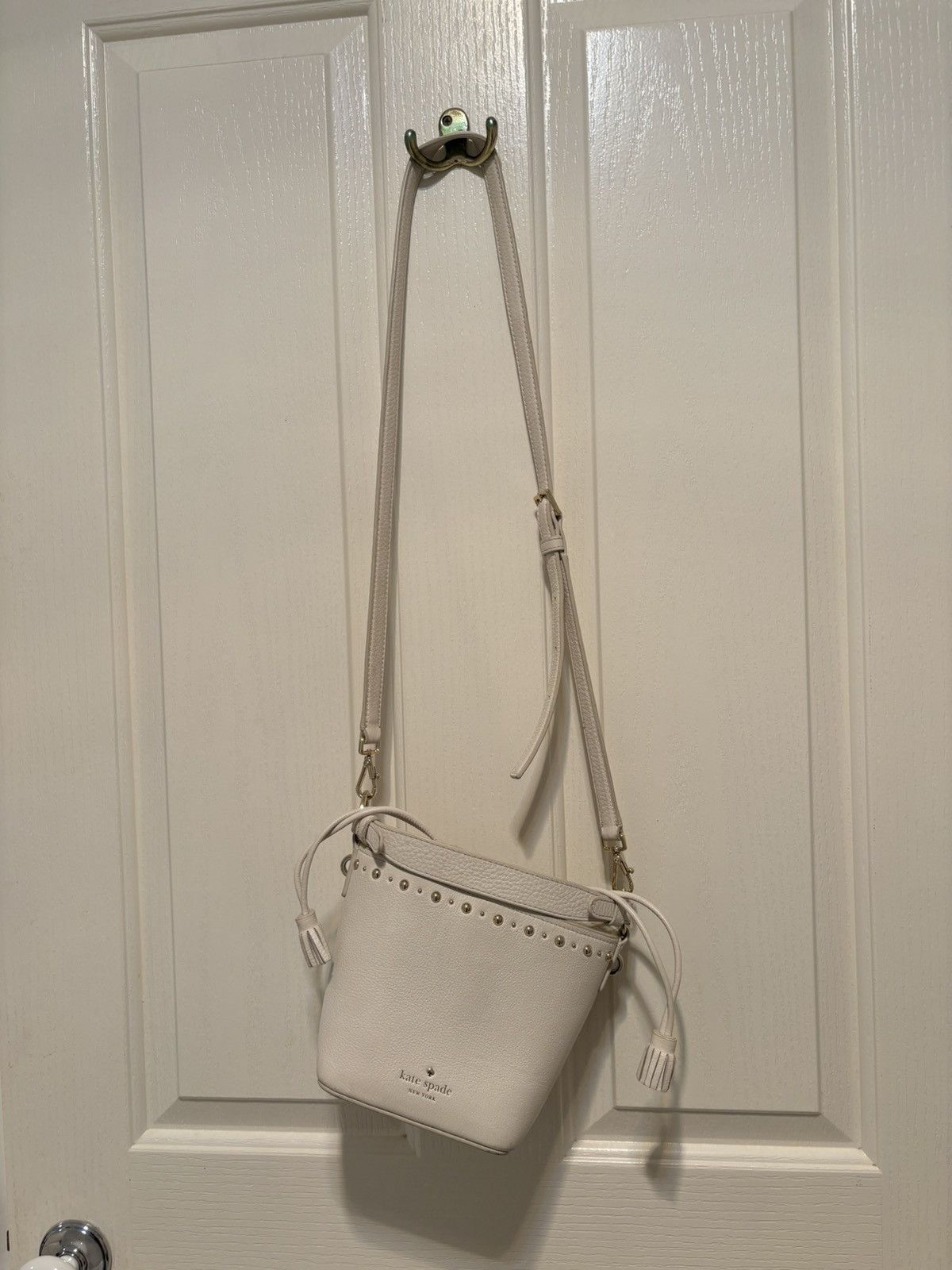 White leather bucket