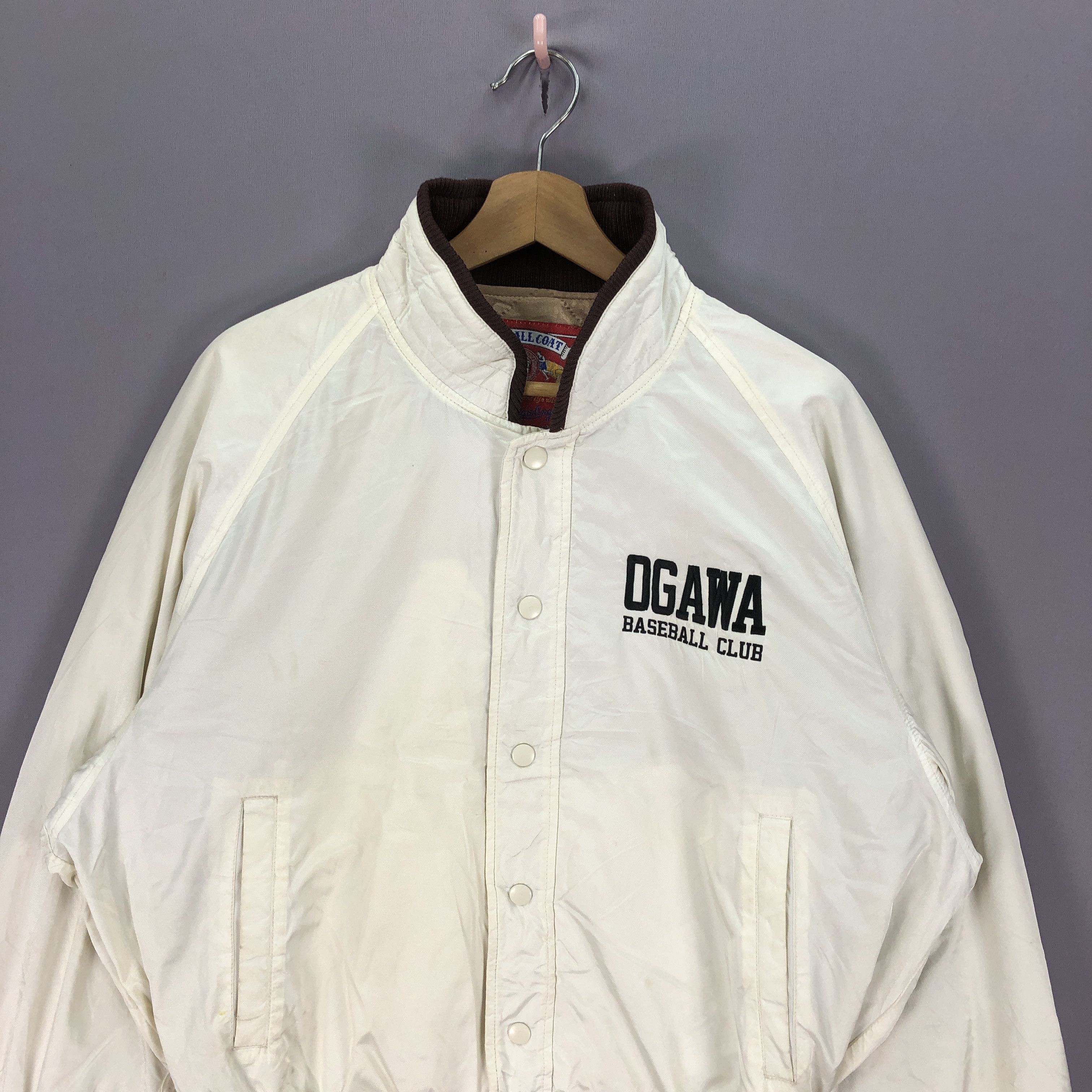 Japanese Brand × Vintage Vintage Ogawa Baseball Club Jacket Rawlings Japanese Jacket Size US XL / EU 56 / 4 - 4 Thumbnail