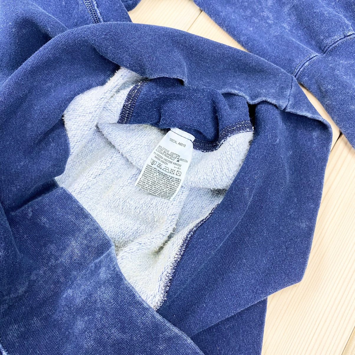 Diesel Blue Denim Sweatshirt Diesel With Stonewashed Design Size US M / EU 48-50 / 2 - 7 Thumbnail