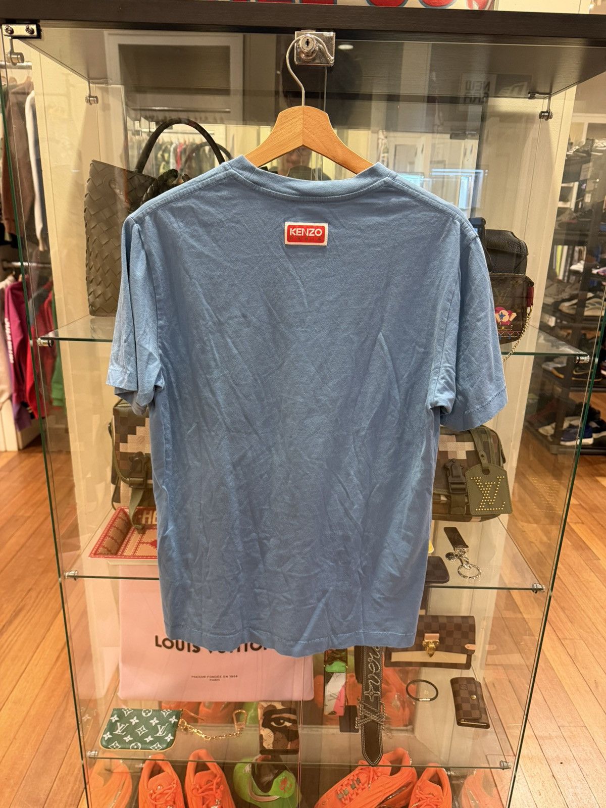 Kenzo Kenzo Paris Elephant Classic Tee - Blue Size US XS / EU 42 / 0 - 2 Thumbnail