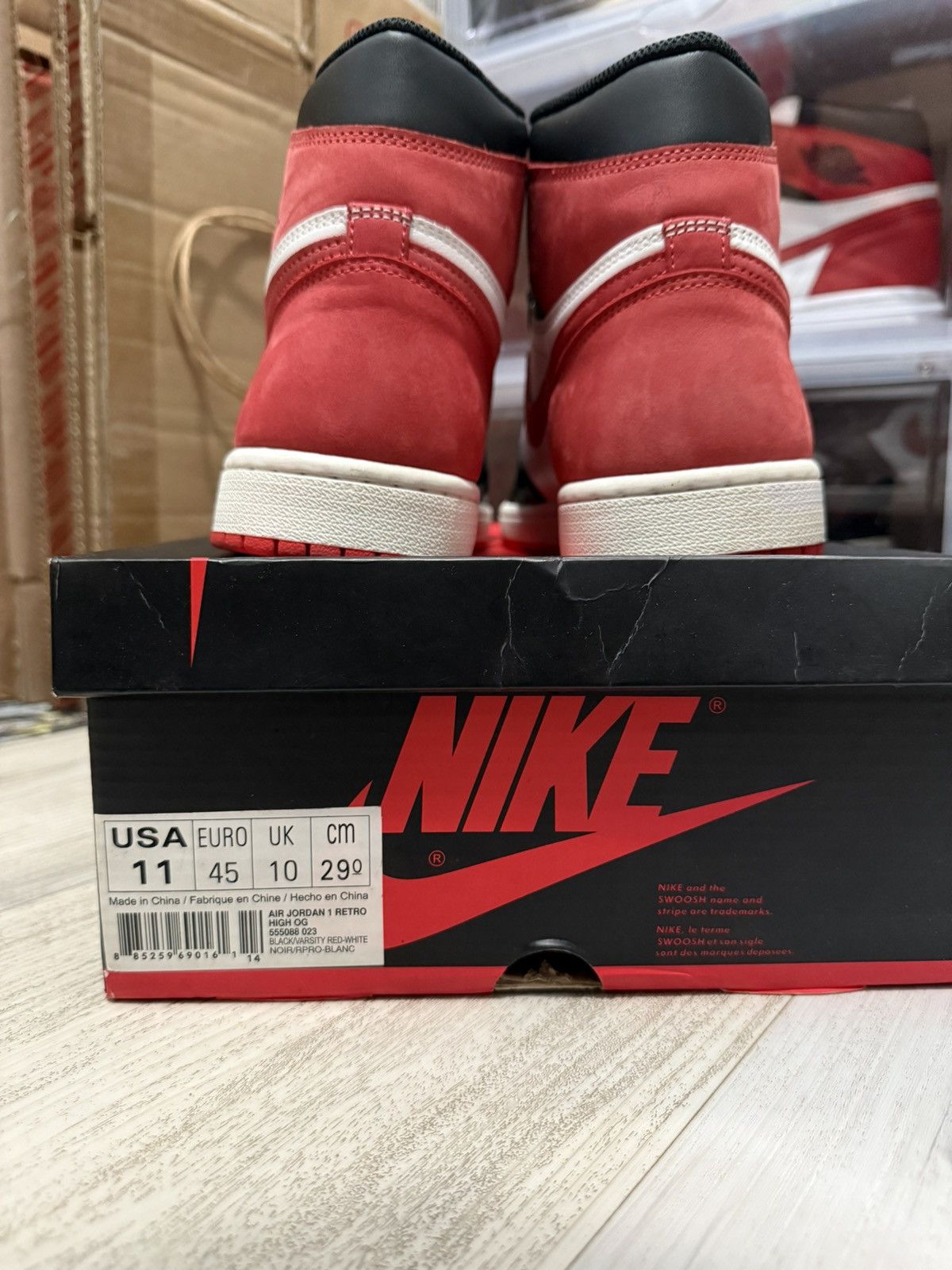 Jordan Brand Jordan 1 Retro High OG Track Red Size US 10.5 / EU 43-44 - 7 Thumbnail