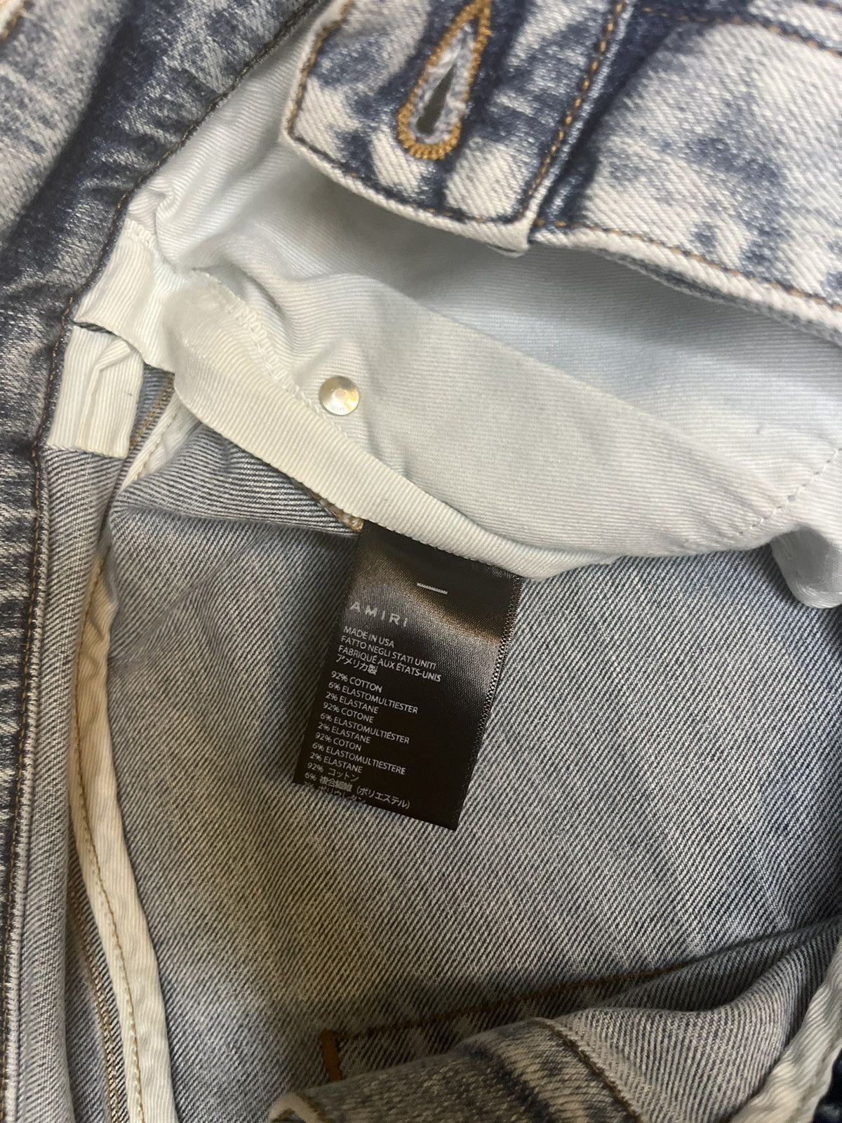 Amiri Amiri Mx1 Iridescent Jeans Size US 34 / EU 50 - 6 Thumbnail