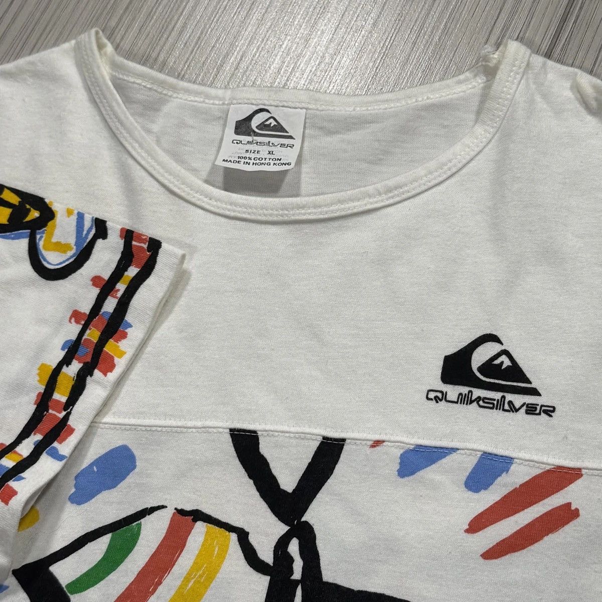 Quiksilver Vintage Quicksilver All Over Print Shirt (Size XL) Size US XL / EU 56 / 4 - 4 Thumbnail