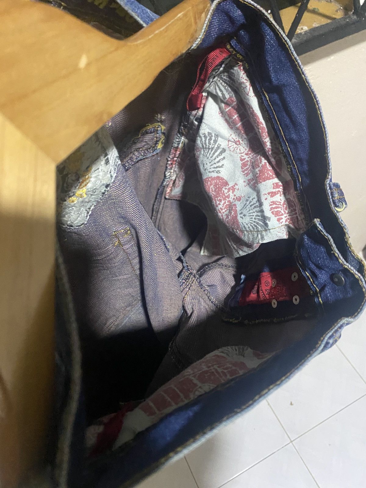 Japanese Brand Rare 🔥 Crazy Leopard Embroidred Denim Size US 31 - 10 Thumbnail