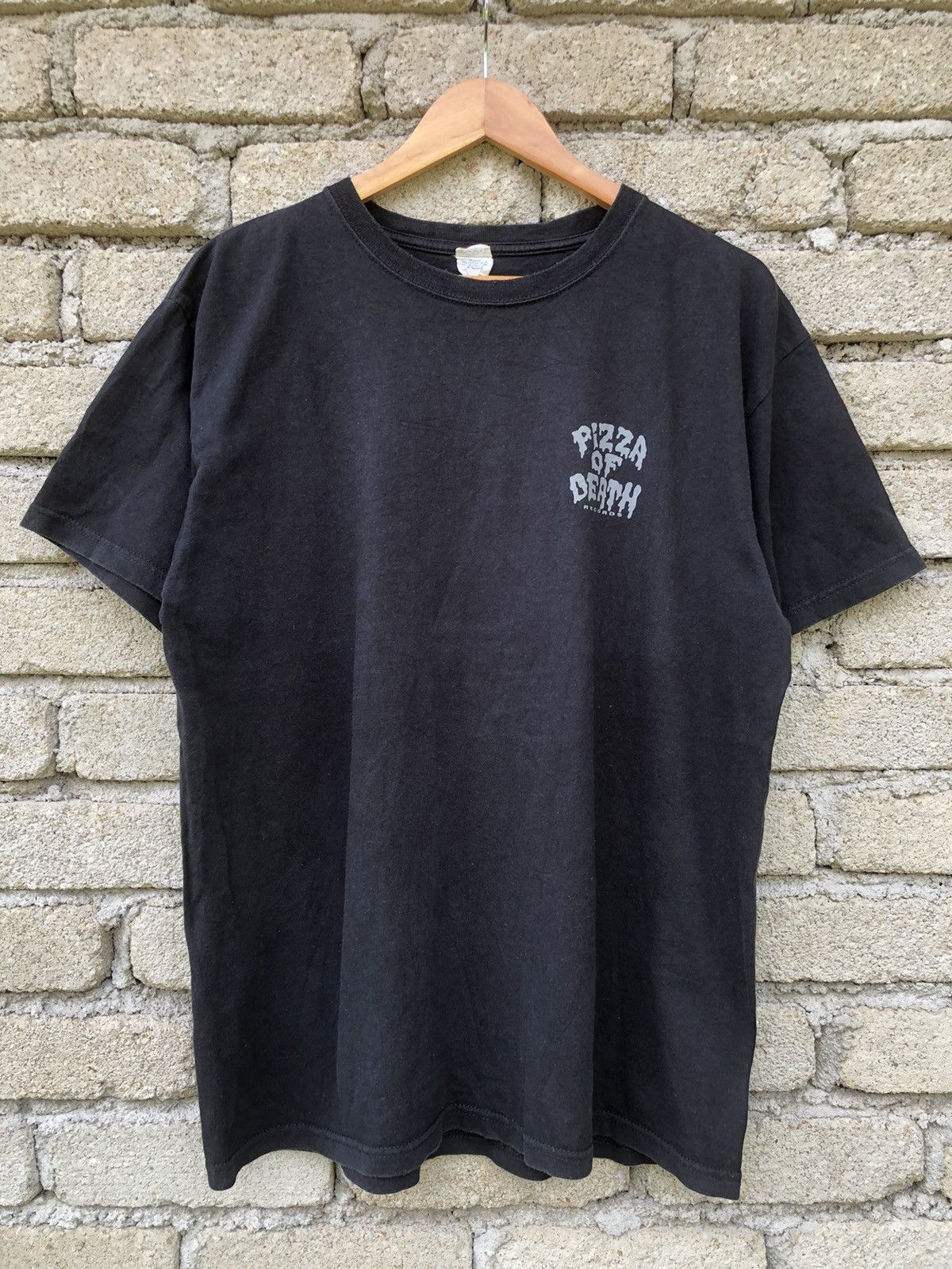 Band Tees × Nirvana × Vintage Vintage Y2K Pizza Of Death Record We Are Fucking One Tee Size US L / EU 52-54 / 3 - 6 Thumbnail